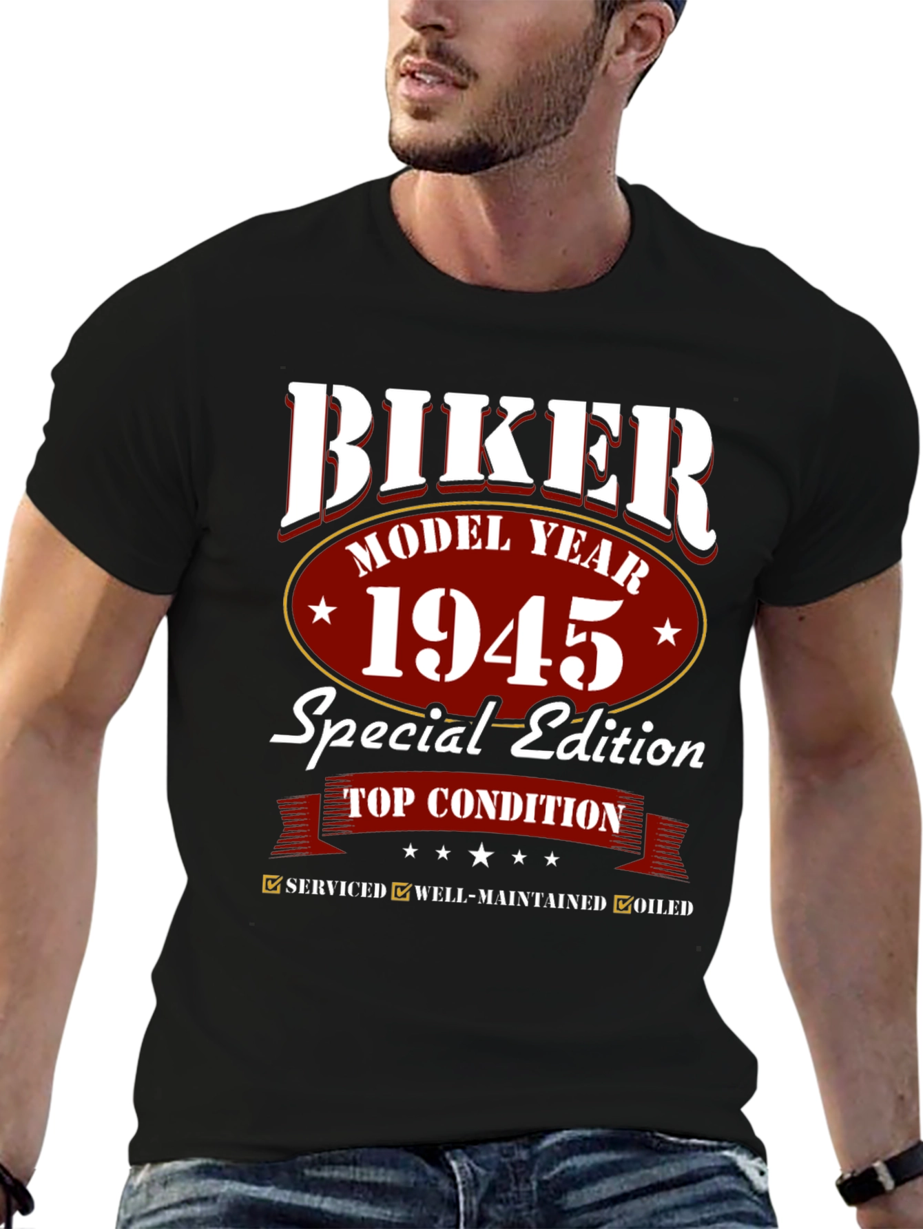 Biker Model Year 1945 Special Edition T-Shirt