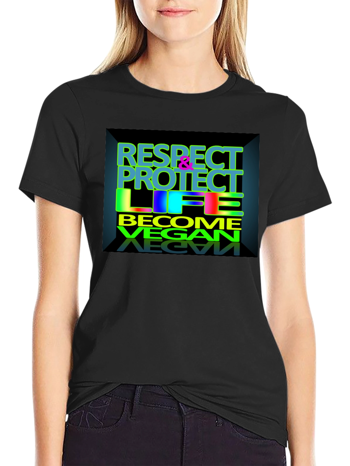 Respect Protect Life Vegan T-Shirt