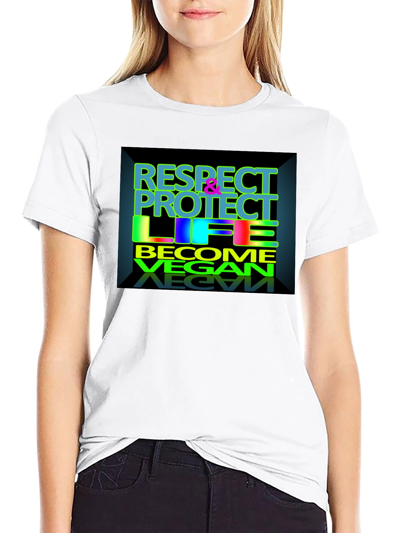 Respect Protect Life Vegan T-Shirt