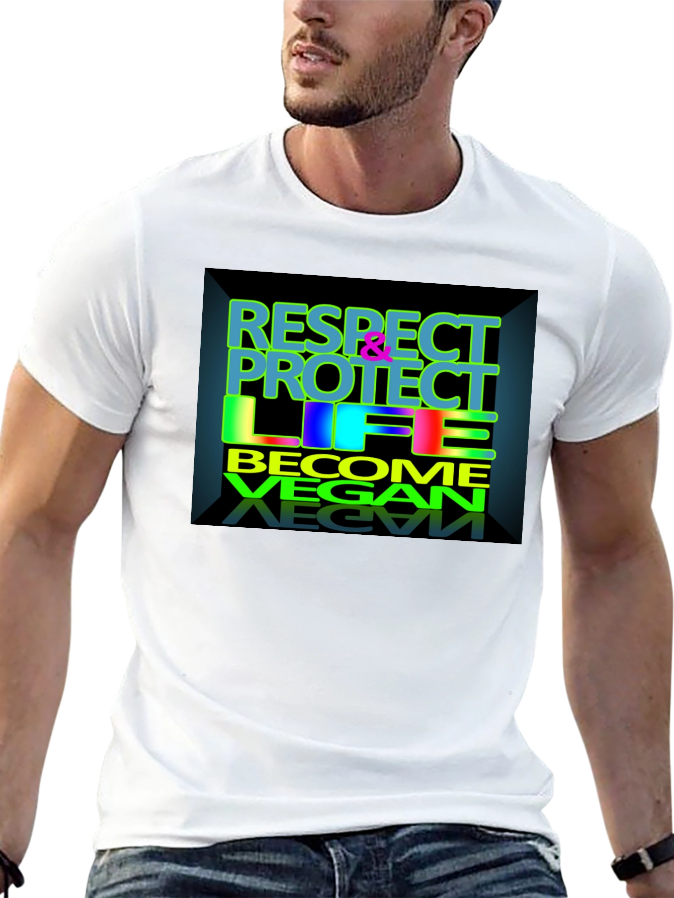 Respect Protect Life Vegan T-Shirt