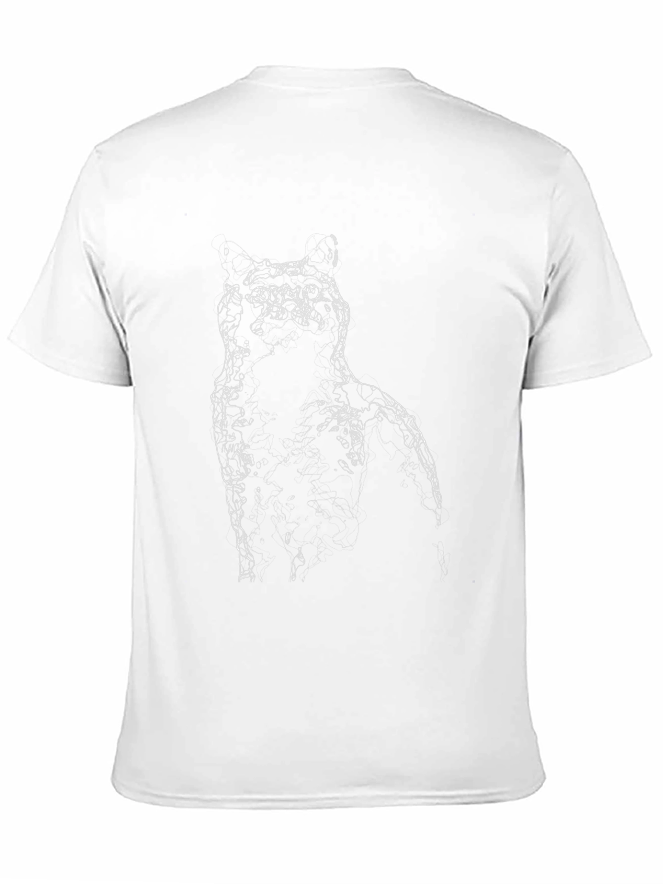 Cat Silhouette Black T-Shirt