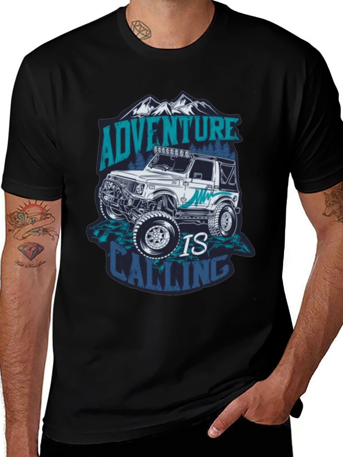 Adventure Calling T-Shirt - Off-Road 4x4 Design
