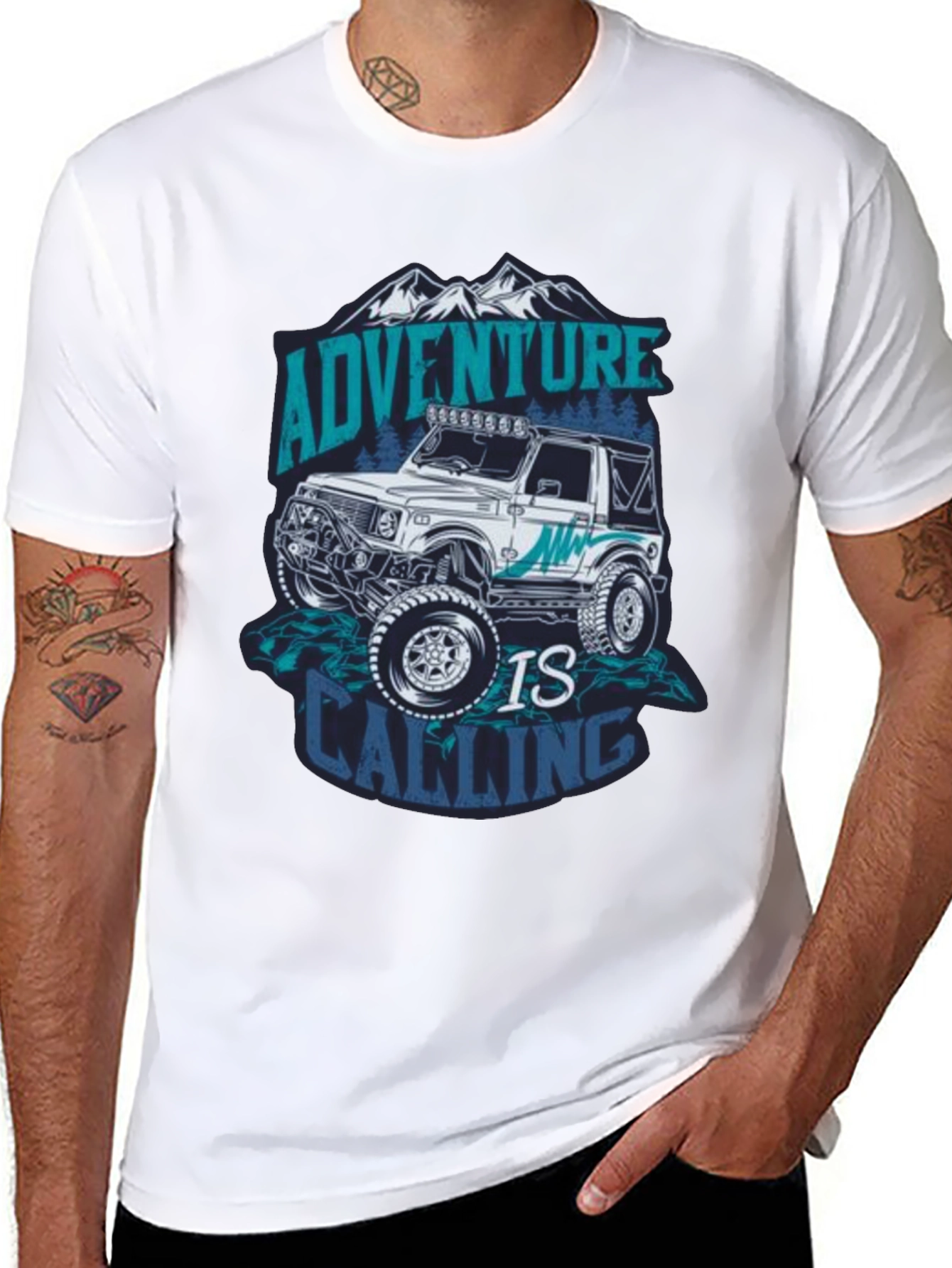 Adventure Calling T-Shirt - Off-Road 4x4 Design