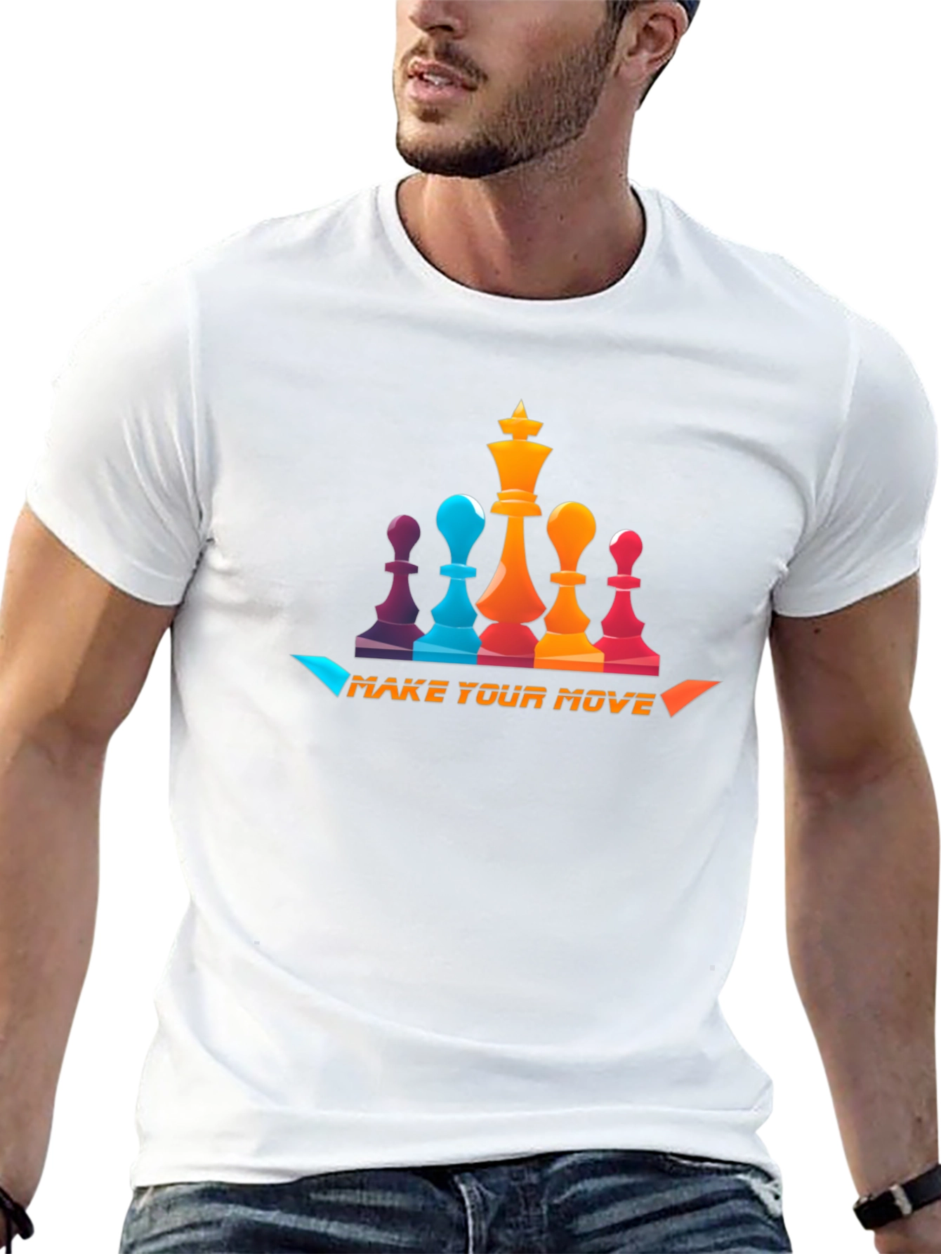 Make Your Move Chess Graphic T-Shirt