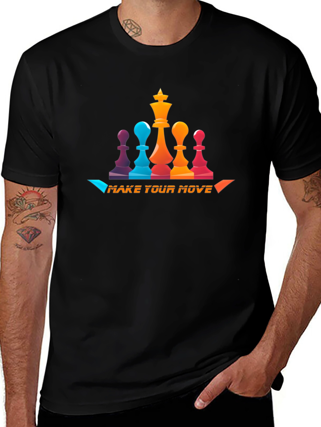 Make Your Move Chess Graphic T-Shirt
