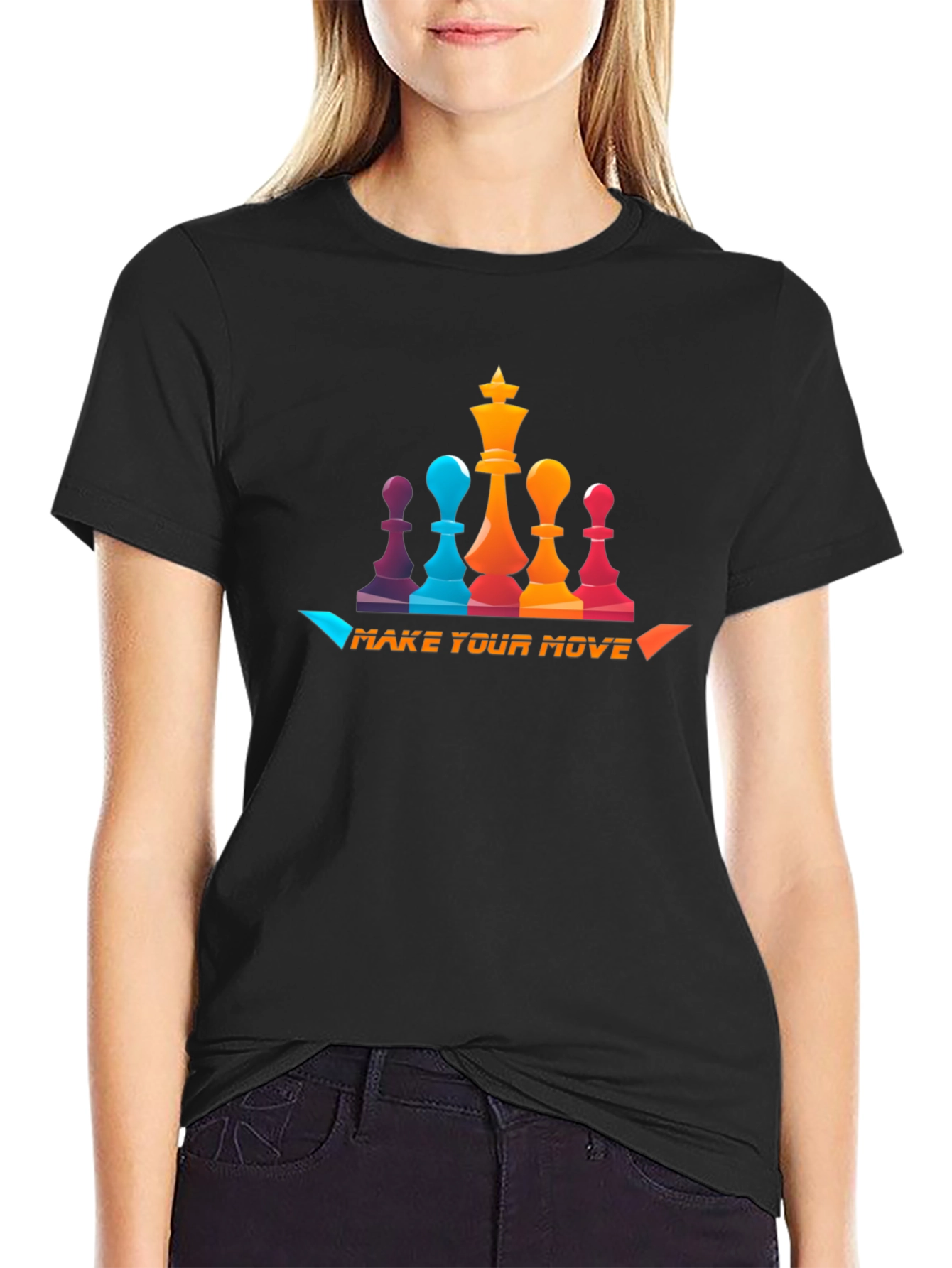 Make Your Move Chess Graphic T-Shirt