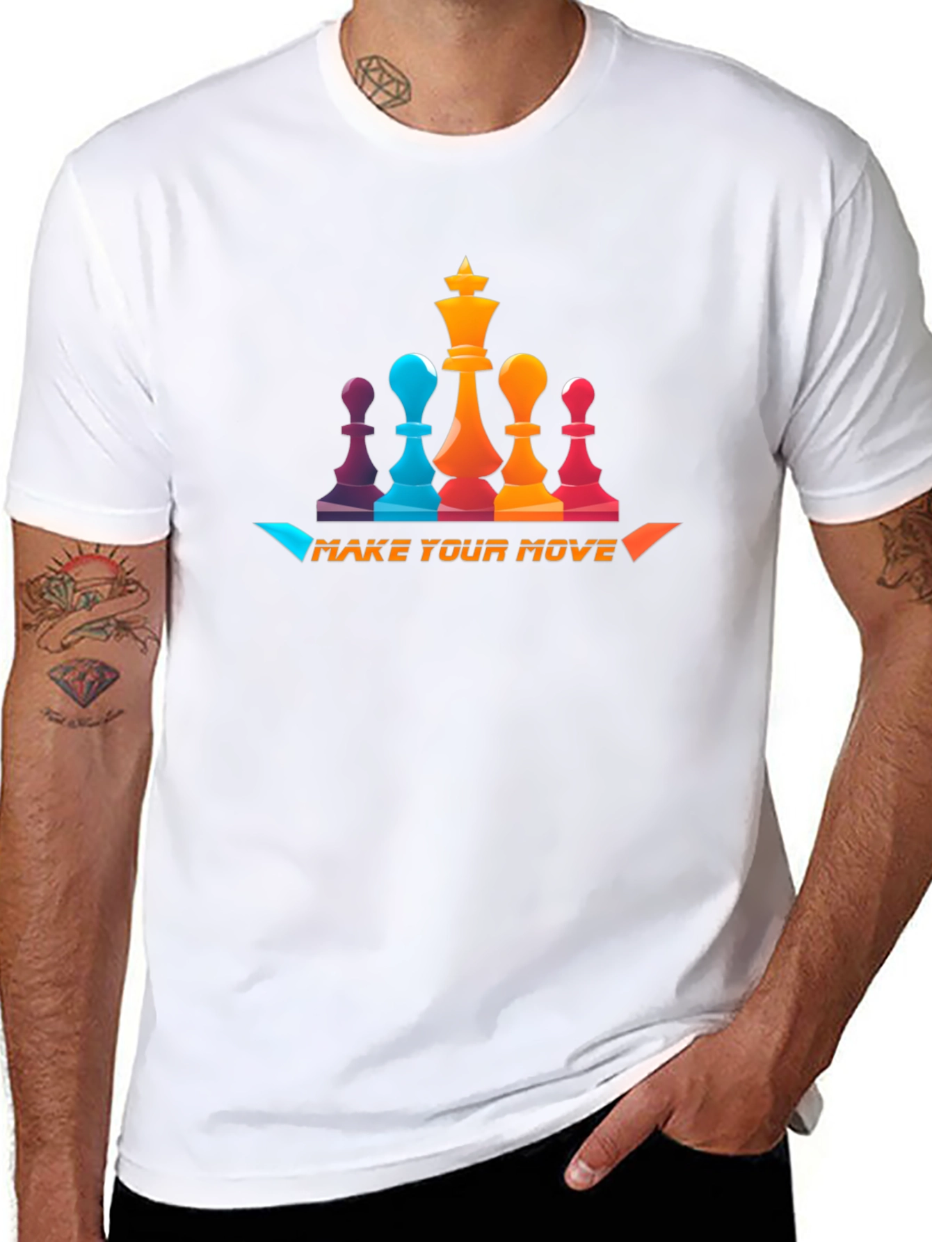 Make Your Move Chess Graphic T-Shirt