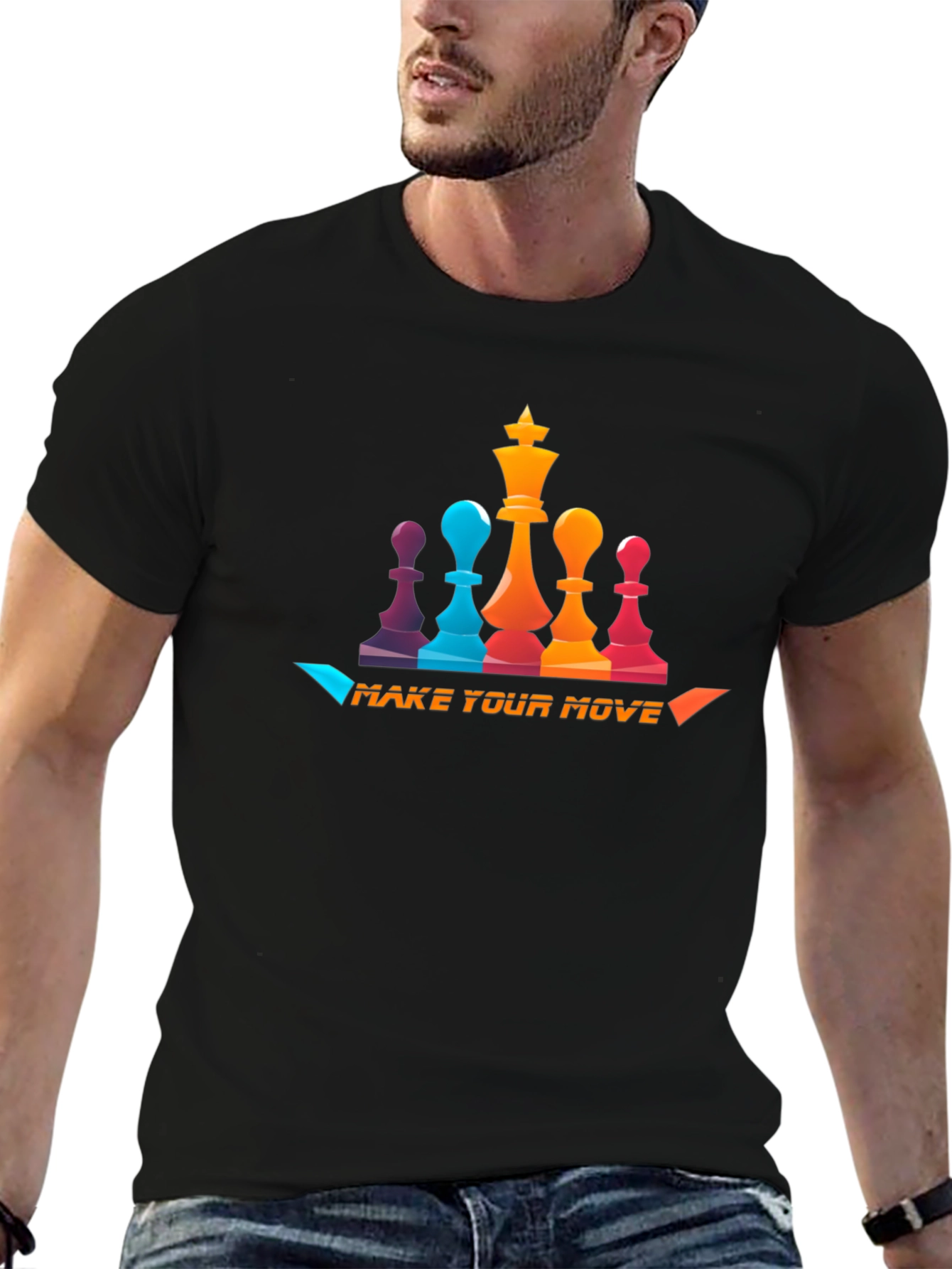 Make Your Move Chess Graphic T-Shirt