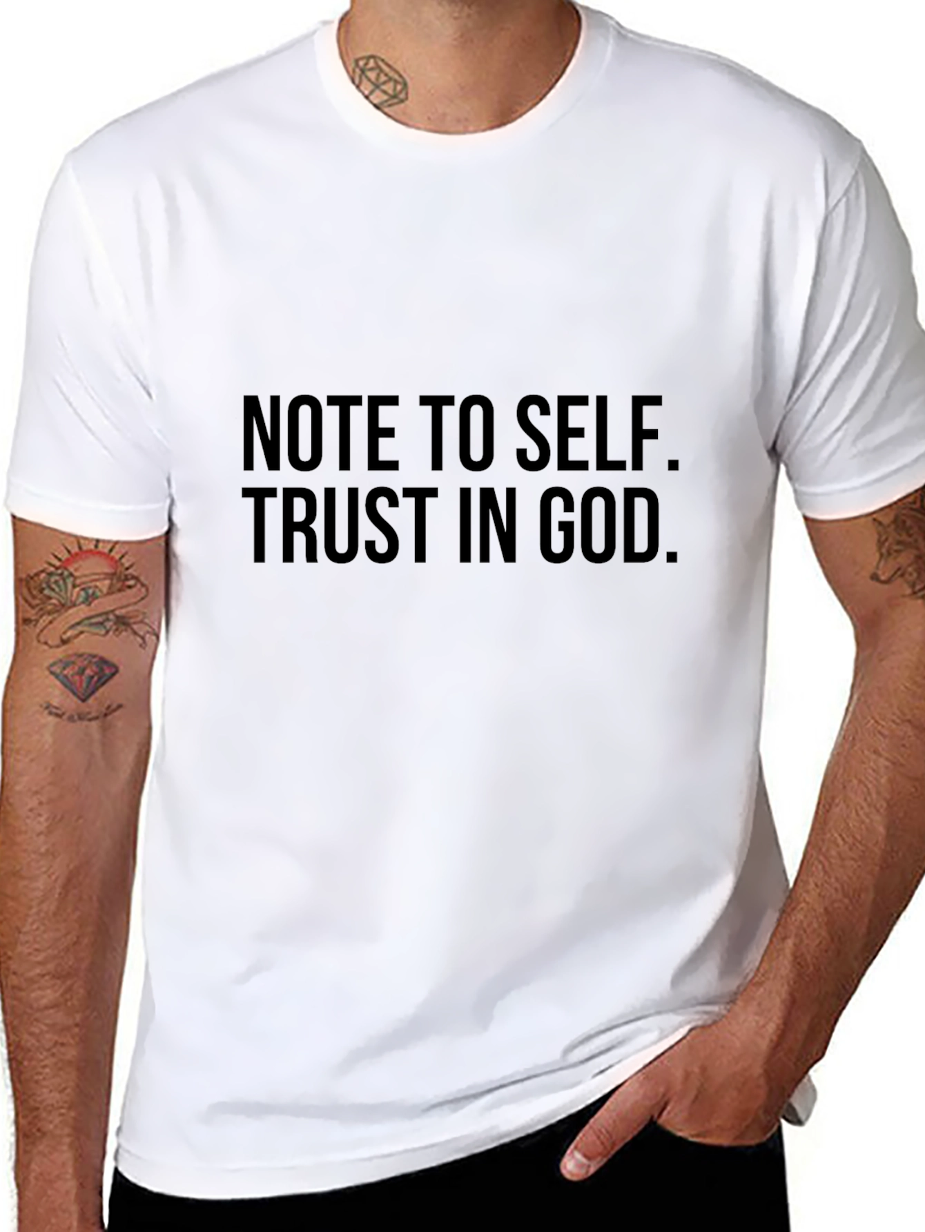Trust in God Graphic Tee - Black