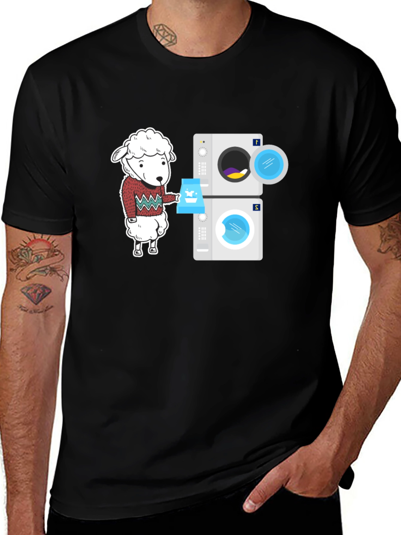 Laundry Sheep Graphic Tee
