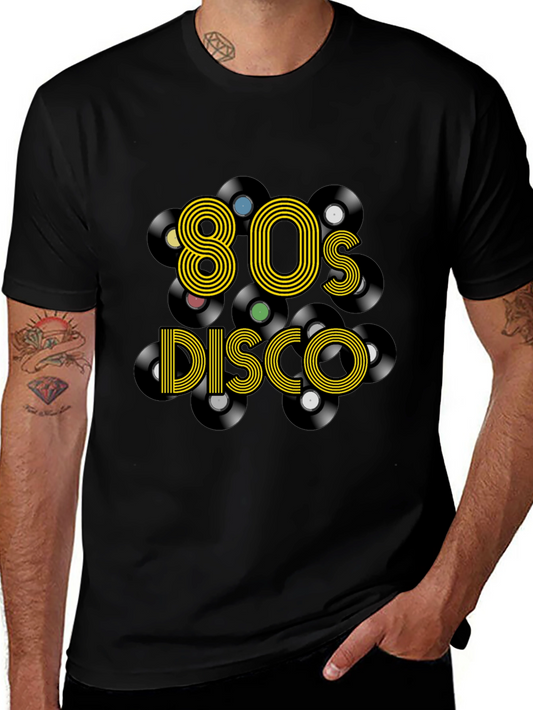 80s Disco Graphic Tee - Retro Style T-Shirt