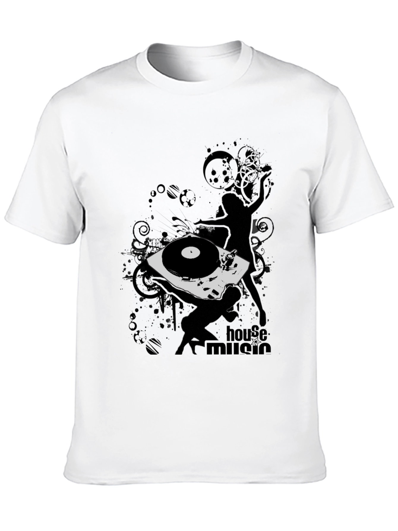 House Music DJ Black T-Shirt