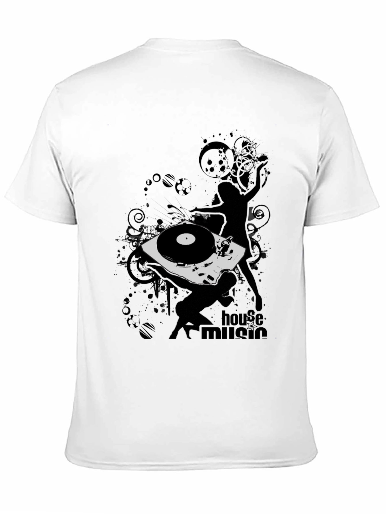 House Music DJ Black T-Shirt