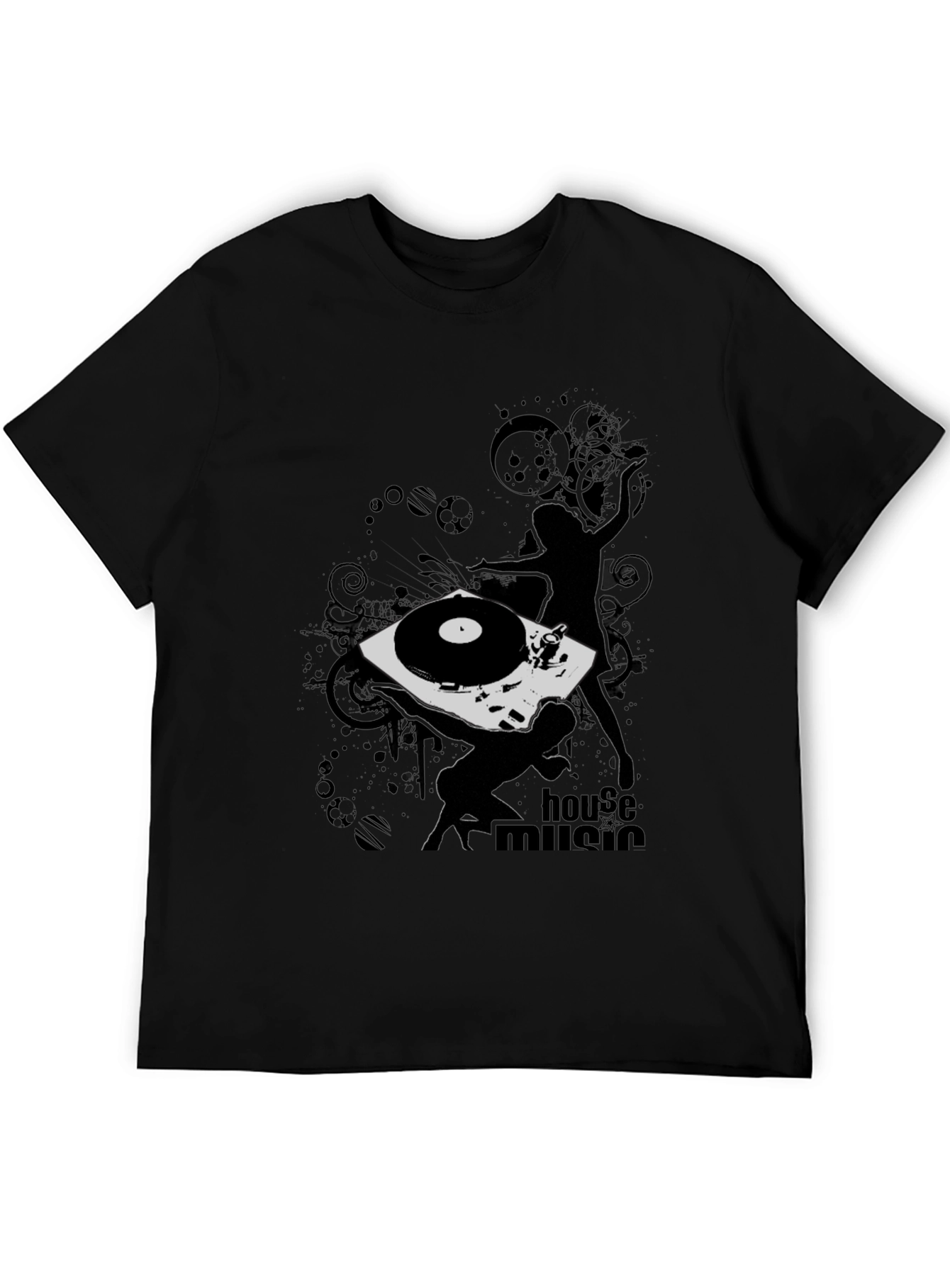 House Music DJ Black T-Shirt