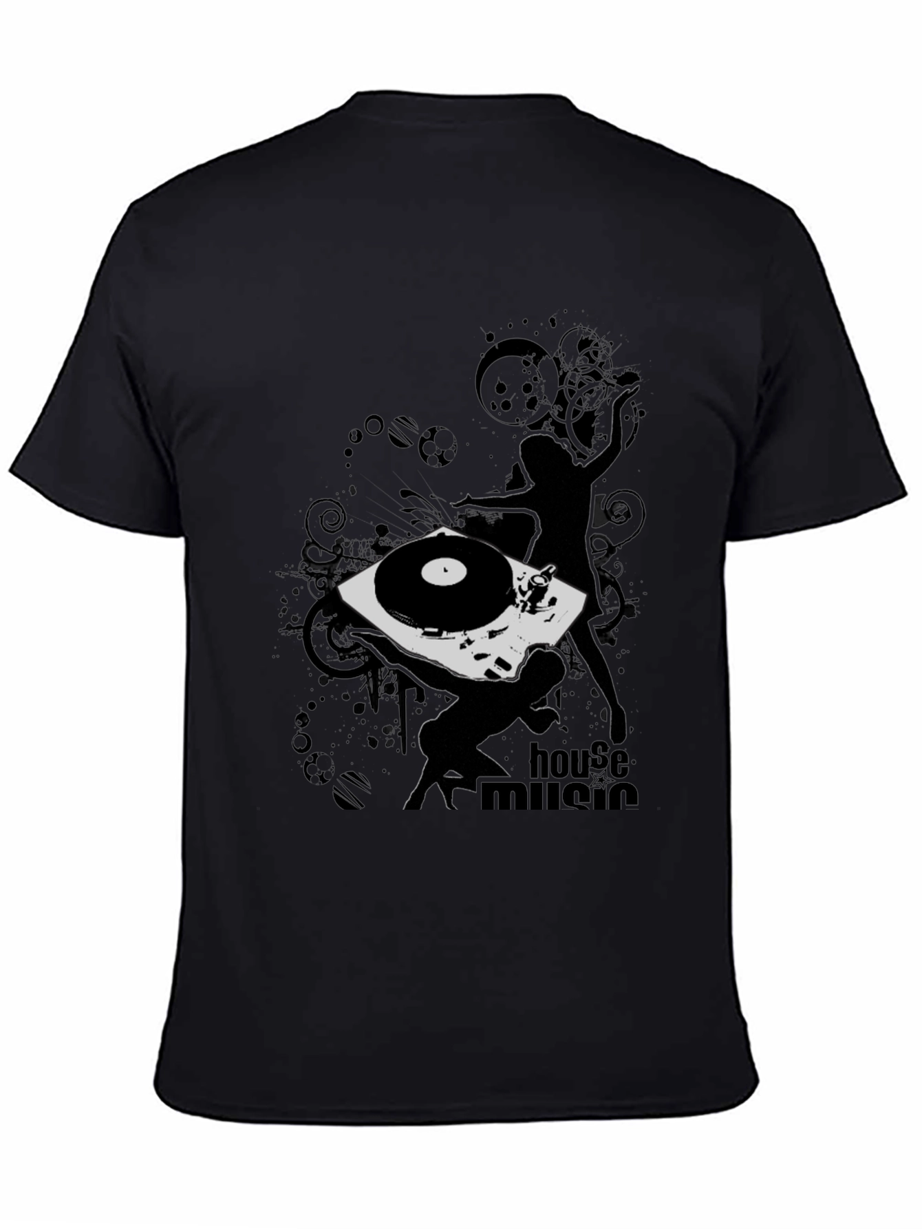 House Music DJ Black T-Shirt