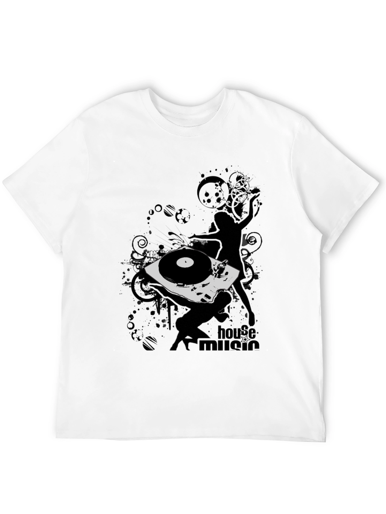 House Music DJ Black T-Shirt
