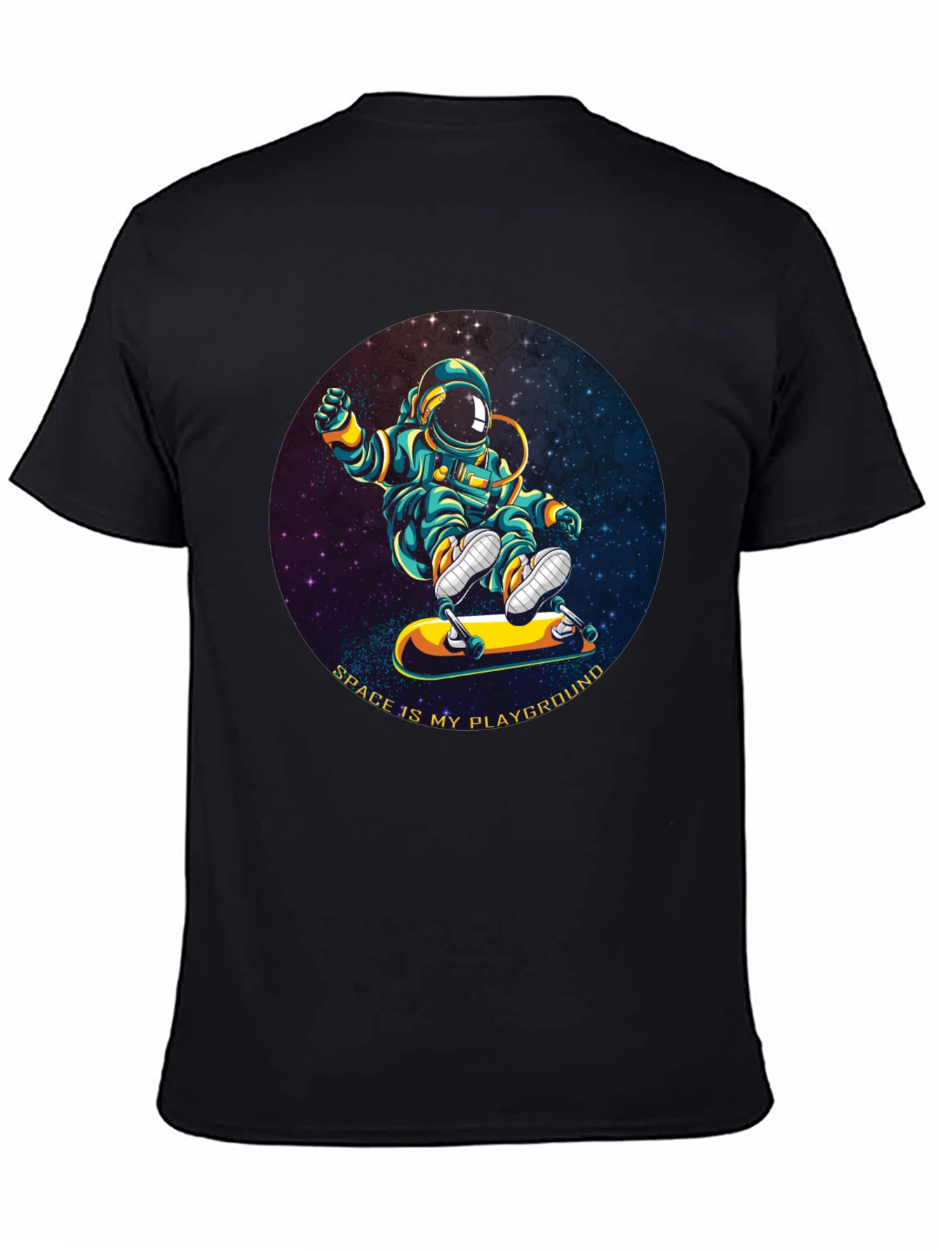 Astronaut Skateboarder T-Shirt - Space is My Playground