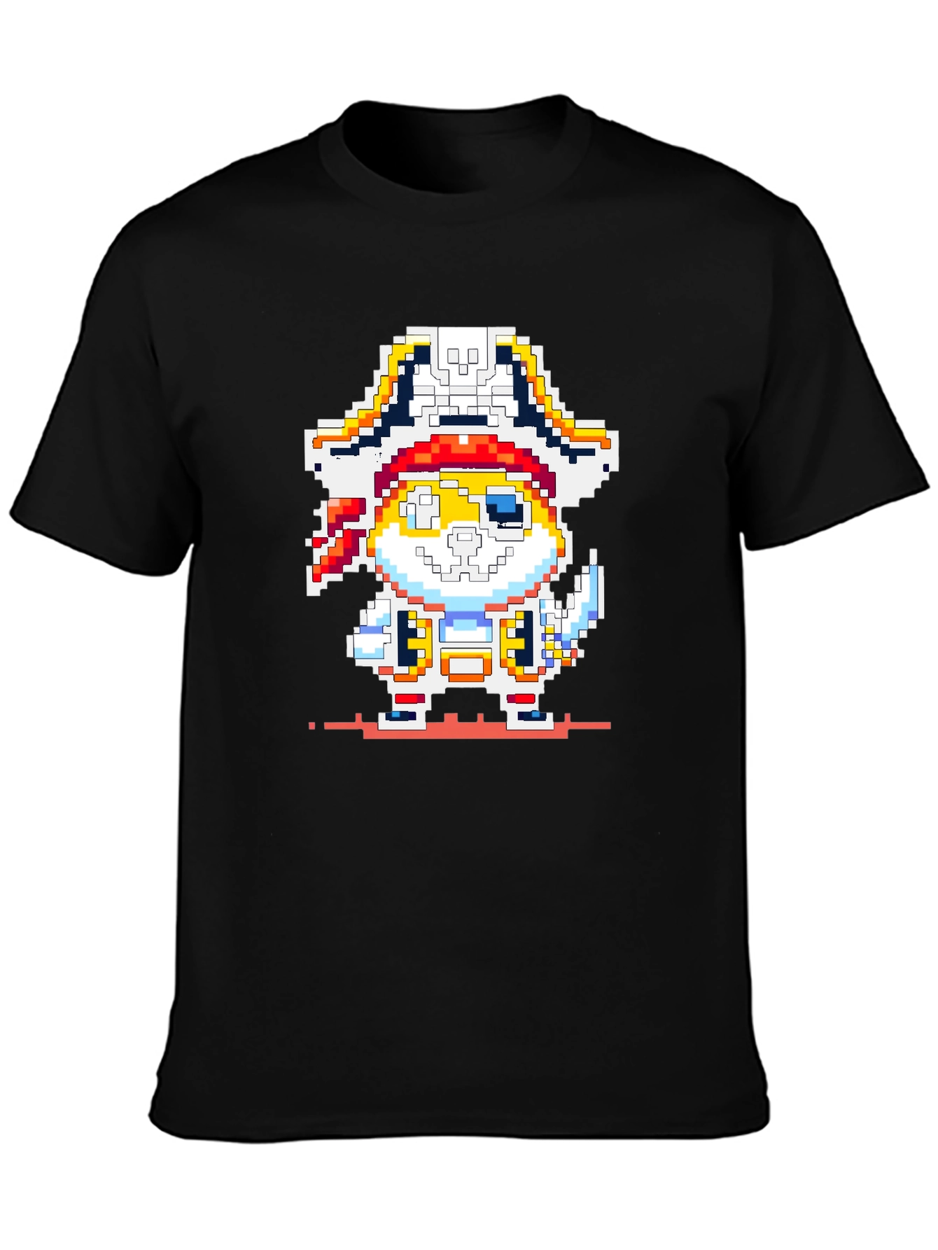 Pixel Pirate Hamster T-Shirt - Retro Gaming Style