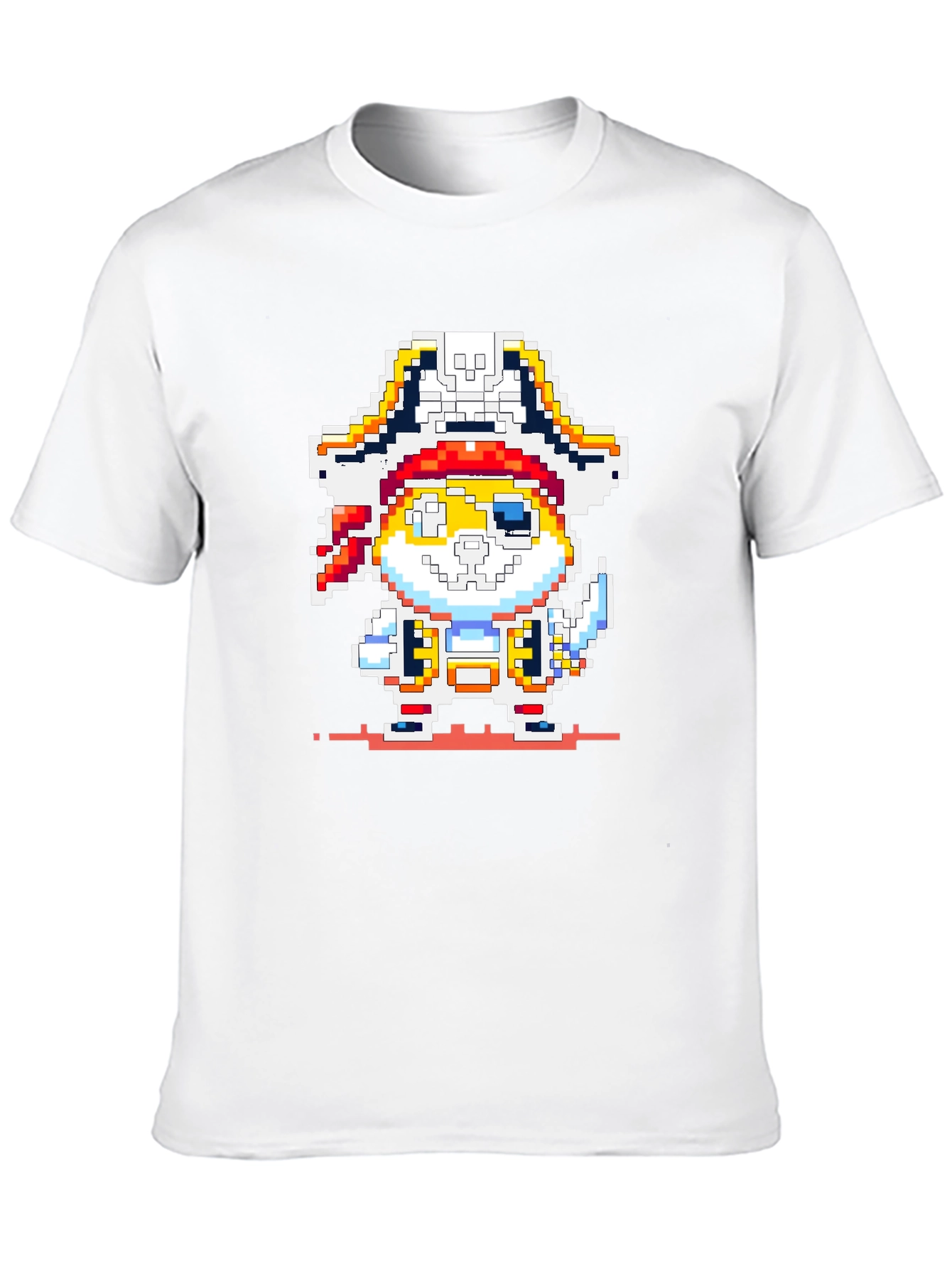 Pixel Pirate Hamster T-Shirt - Retro Gaming Style