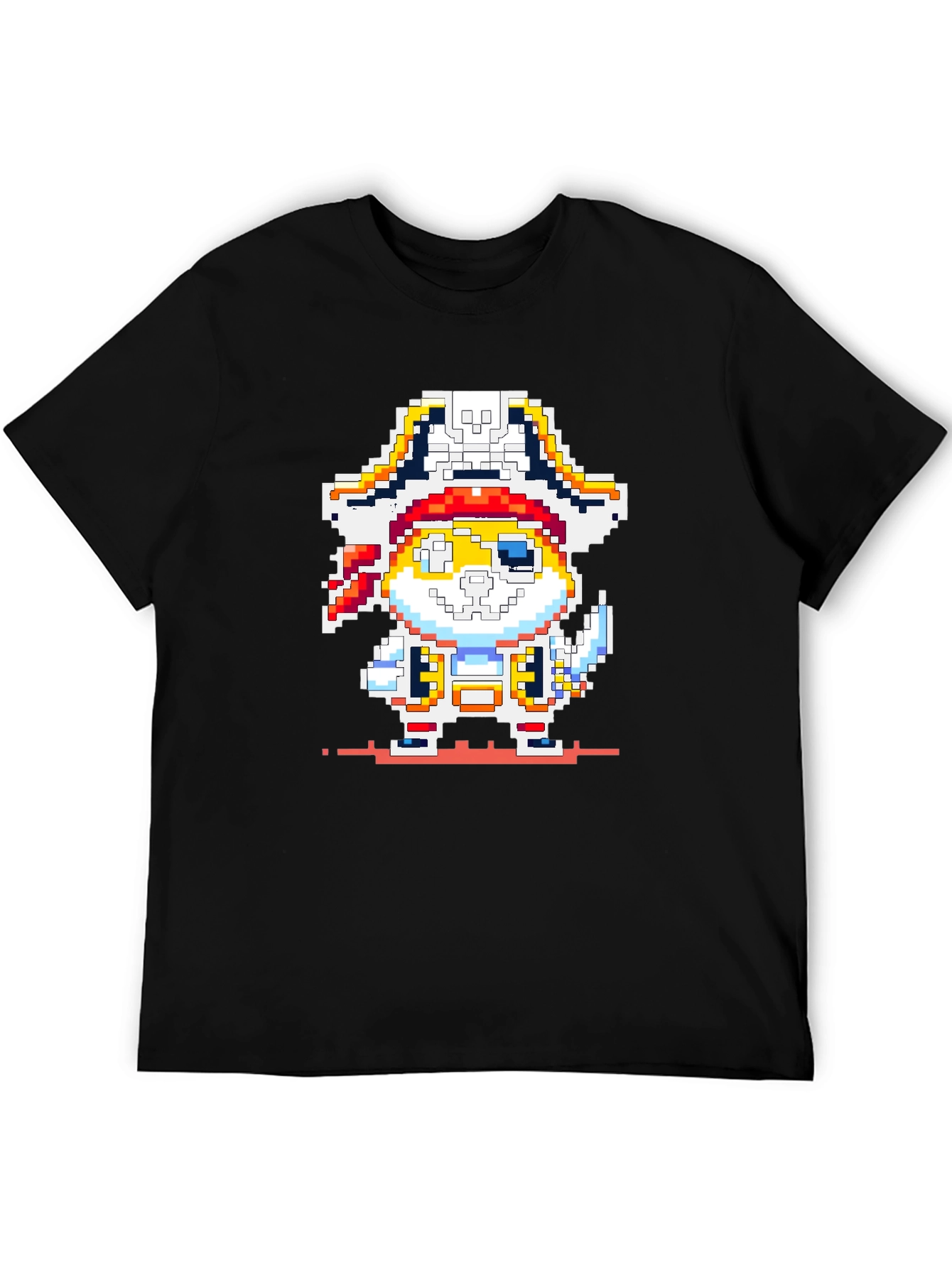 Pixel Pirate Hamster T-Shirt - Retro Gaming Style