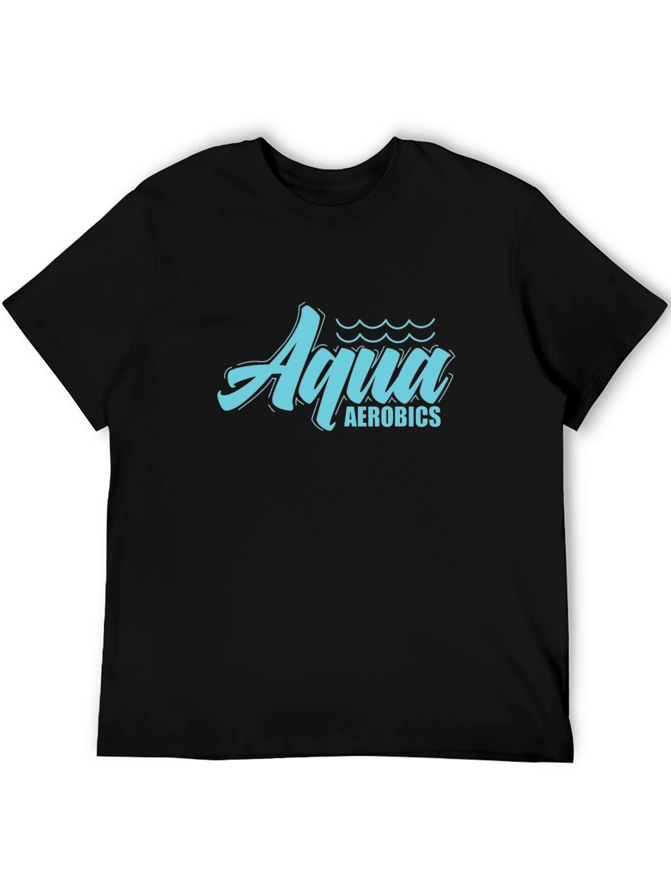 Aqua Aerobics Black T-Shirt