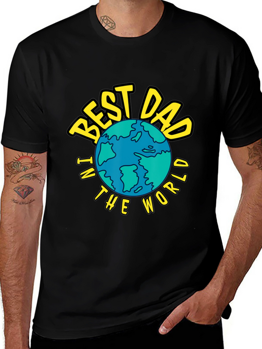 Best Dad in the World T-Shirt - Fathers Day Gift