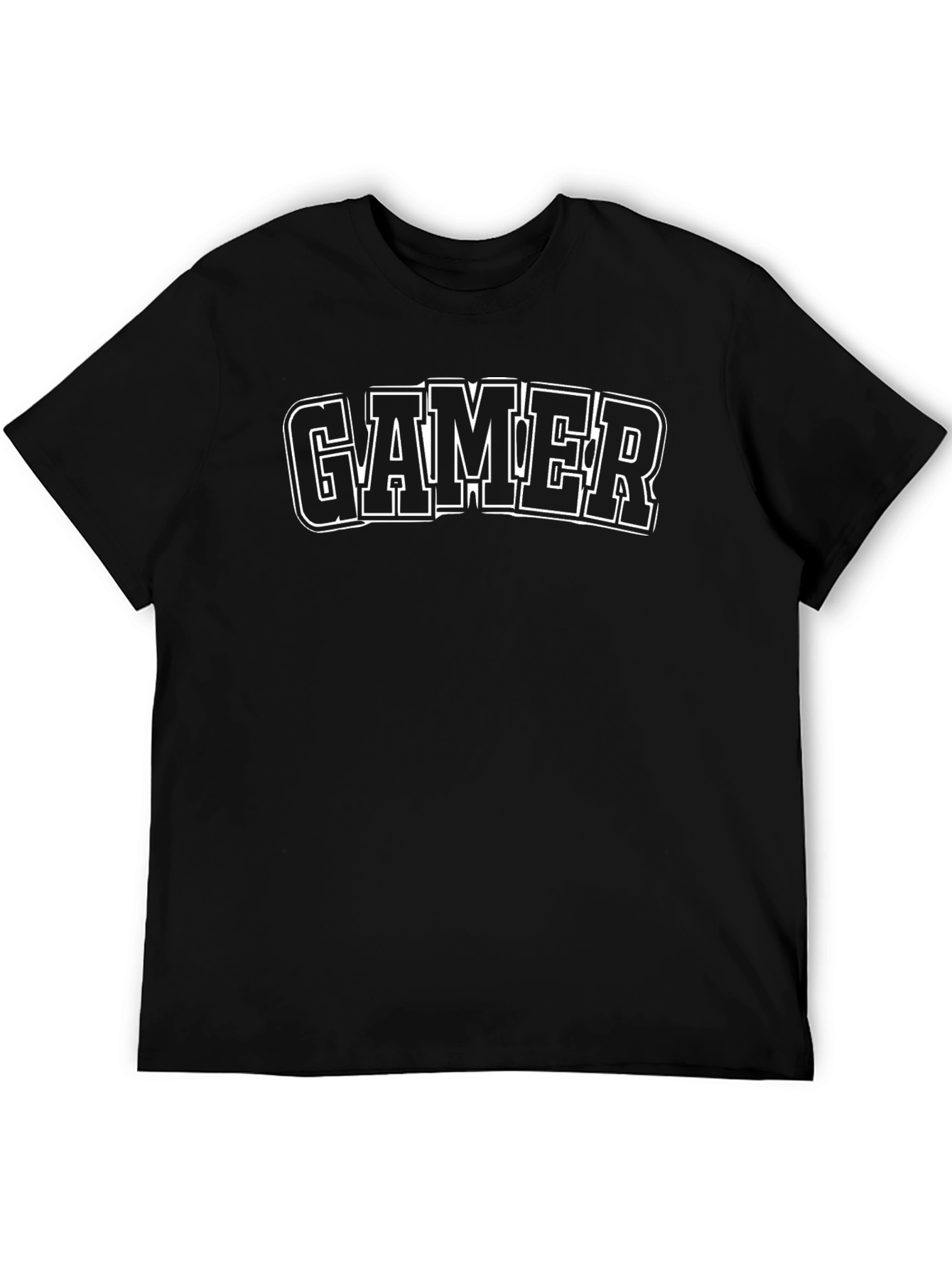 Gamer Graphic Tee - Classic Black Cotton T-Shirt