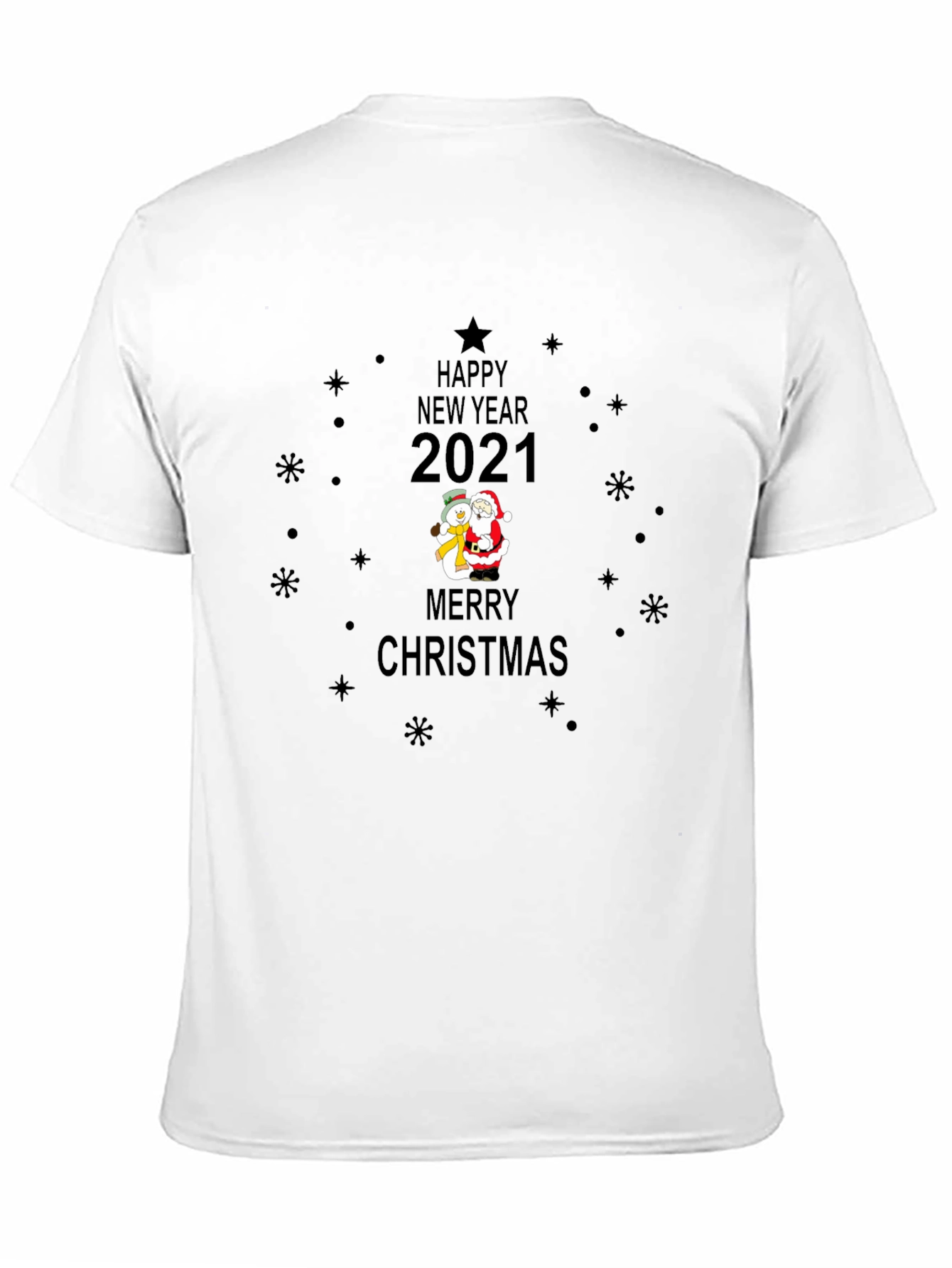Happy New Year 2021 Christmas Graphic T-Shirt