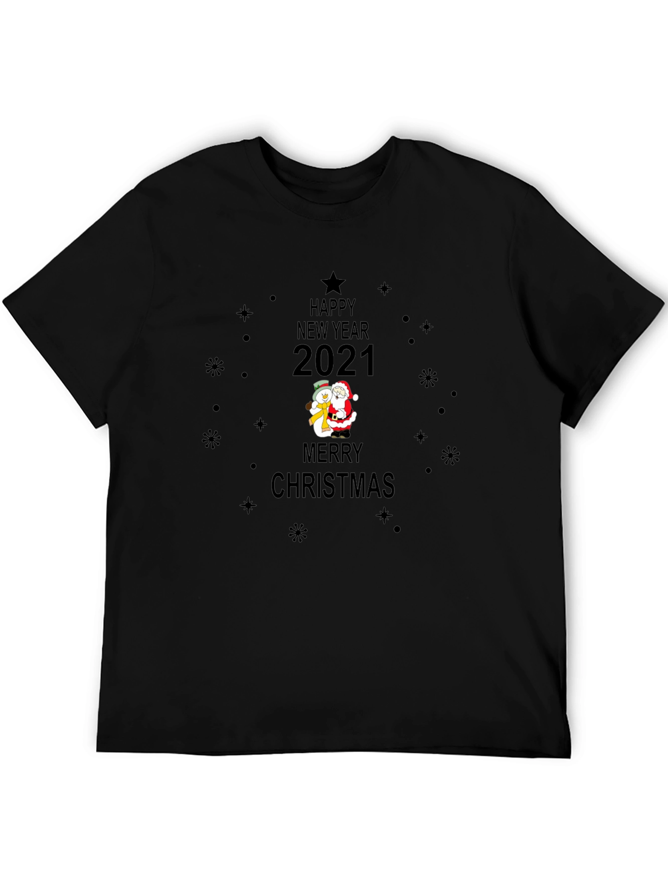 Happy New Year 2021 Christmas Graphic T-Shirt