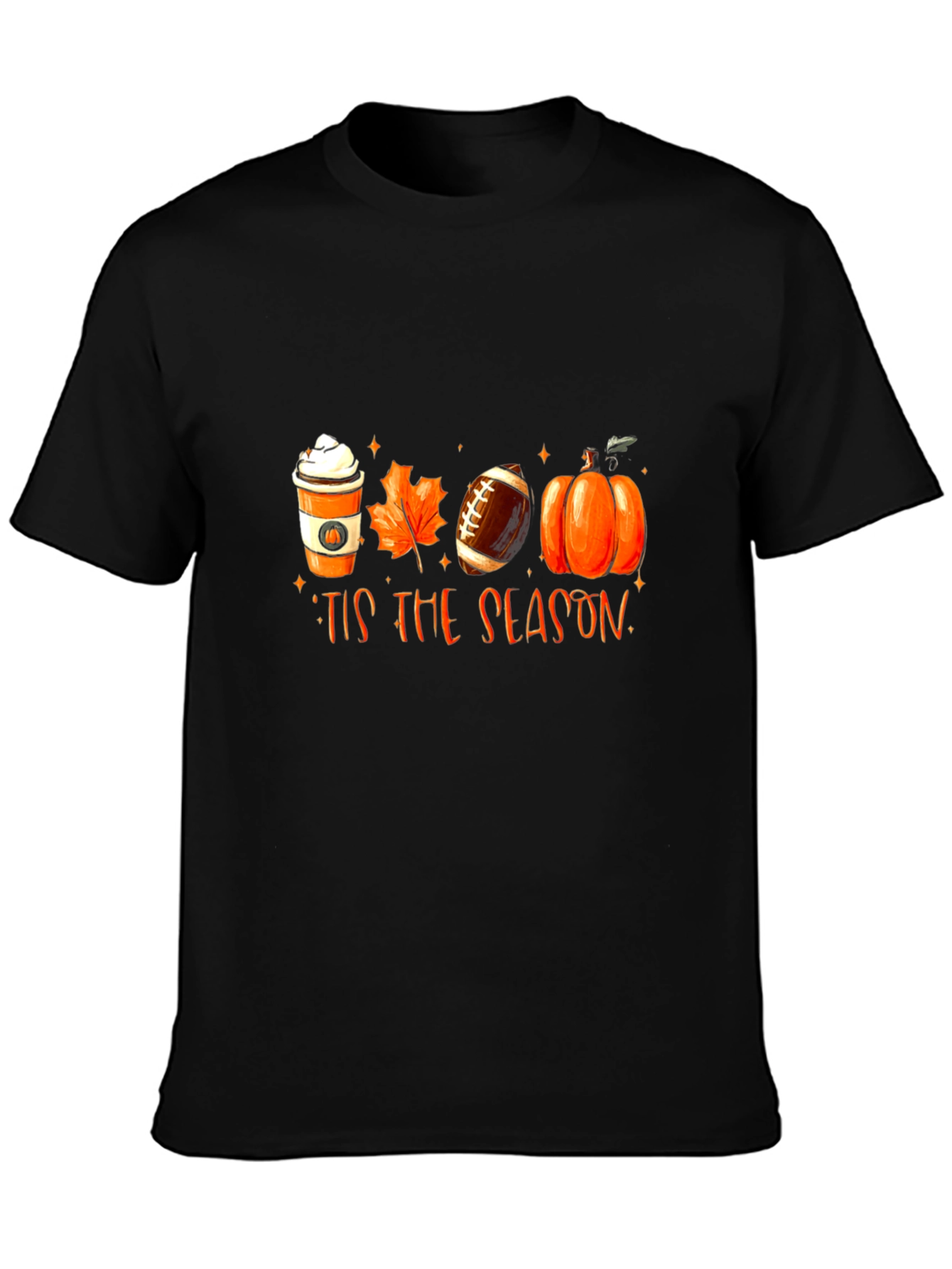 Tis the Season T-Shirt - Fall Football Pumpkin Spice