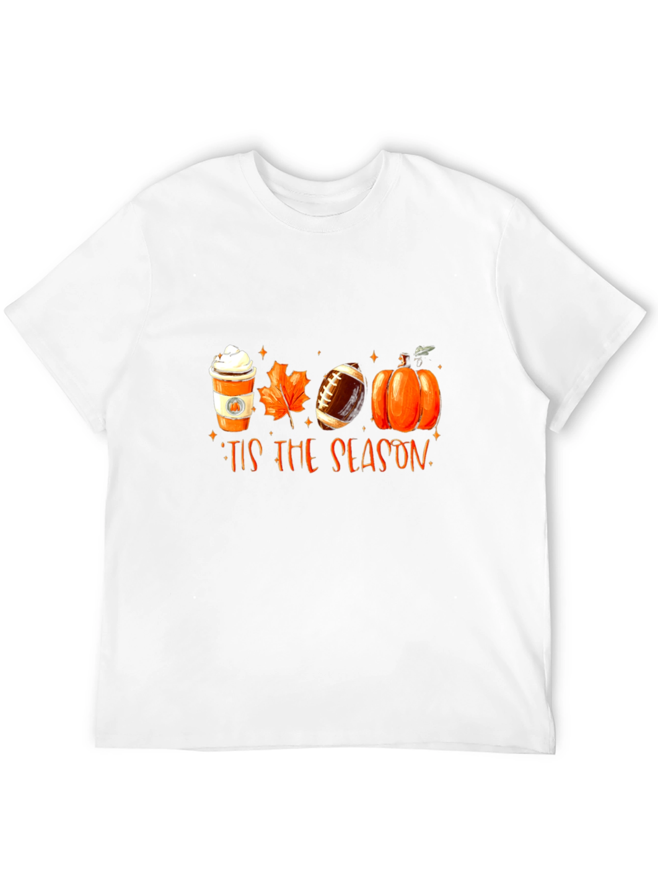 Tis the Season T-Shirt - Fall Football Pumpkin Spice