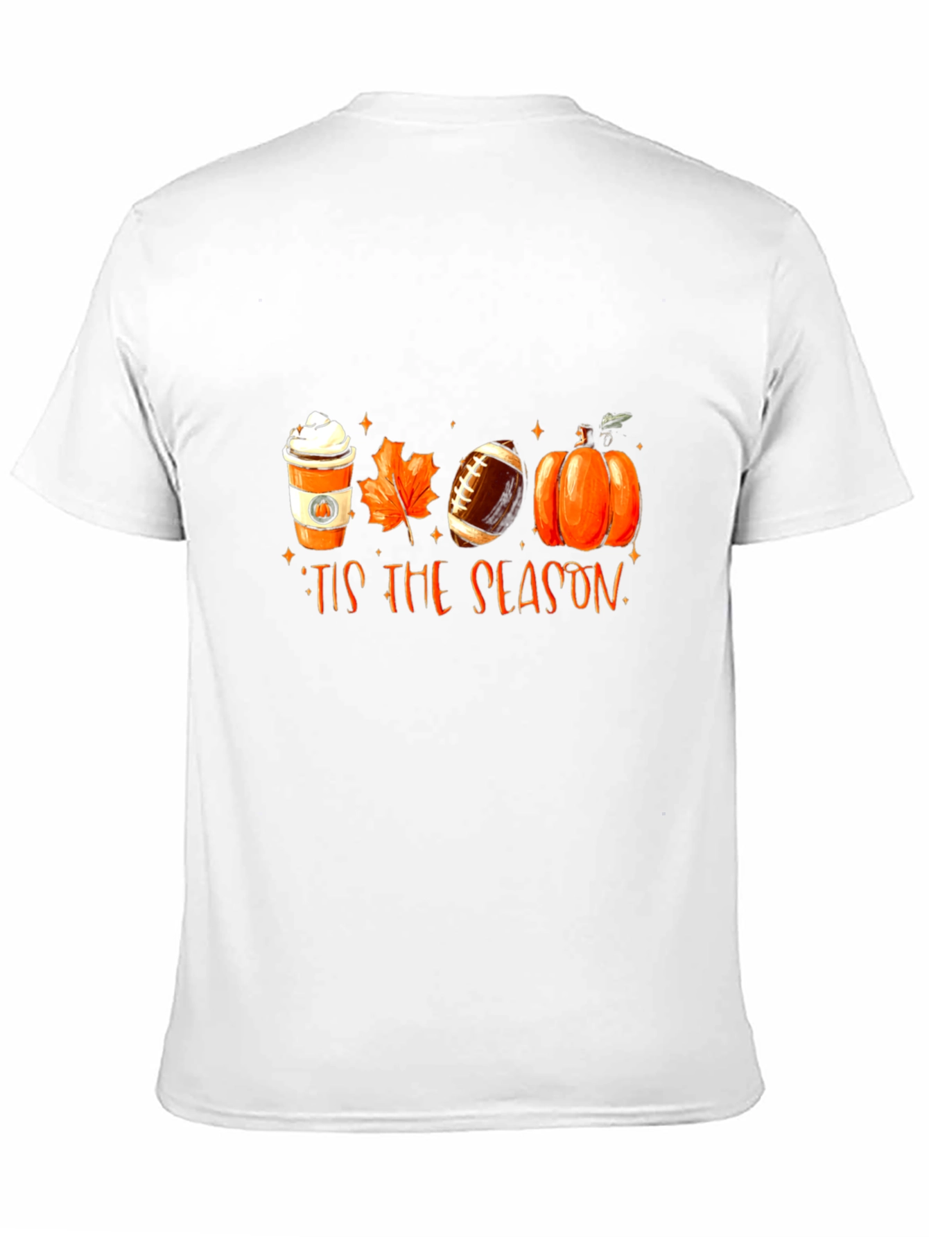 Tis the Season T-Shirt - Fall Football Pumpkin Spice