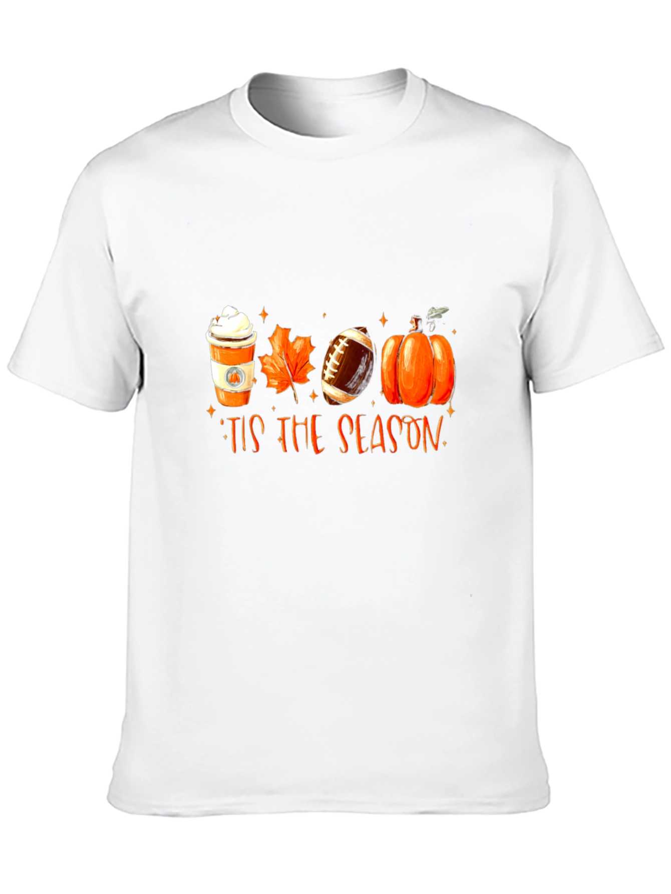 Tis the Season T-Shirt - Fall Football Pumpkin Spice
