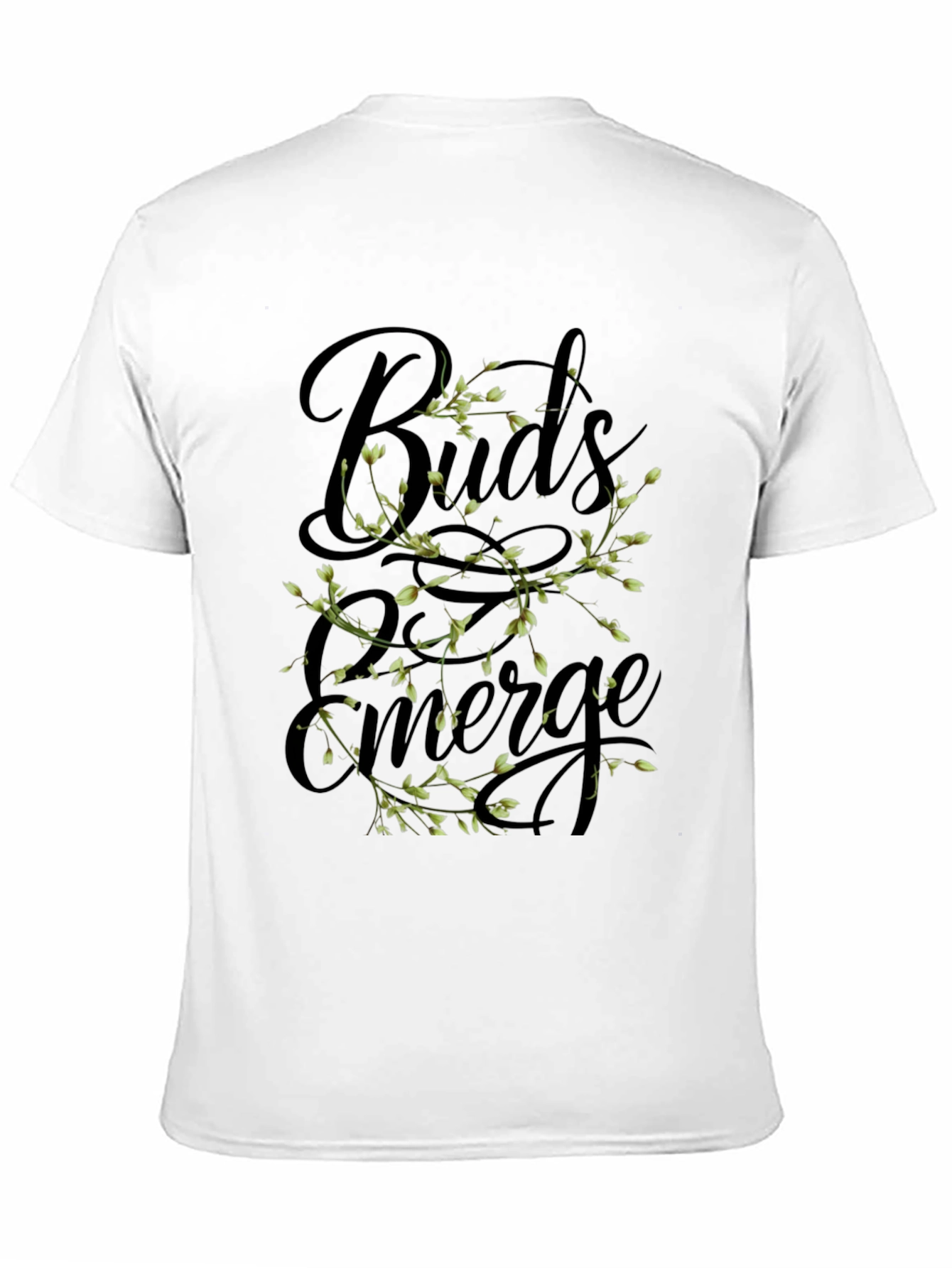 Buds Emerge Black Graphic Tee