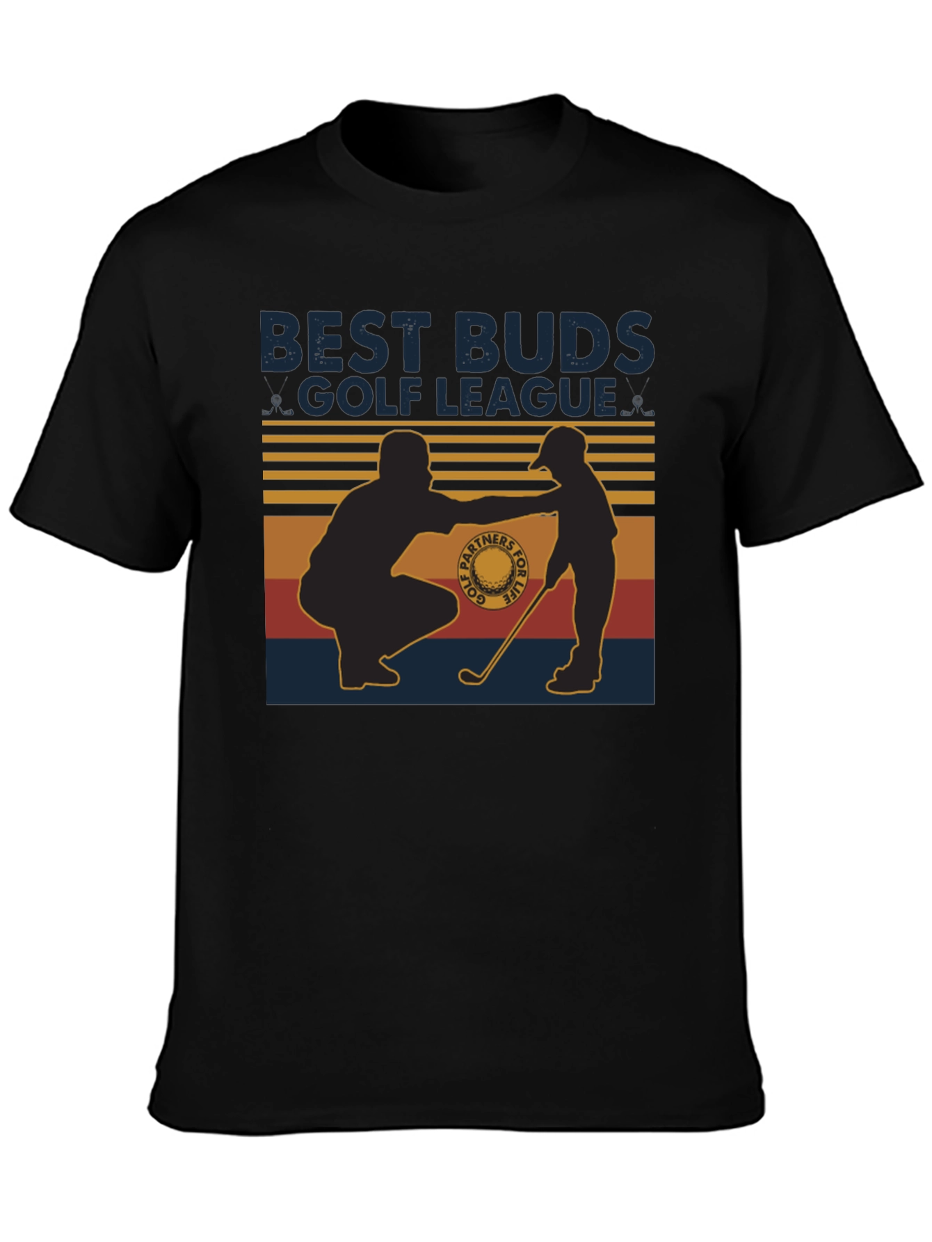 Best Buds Golf League T-Shirt Father Son Golf Tee