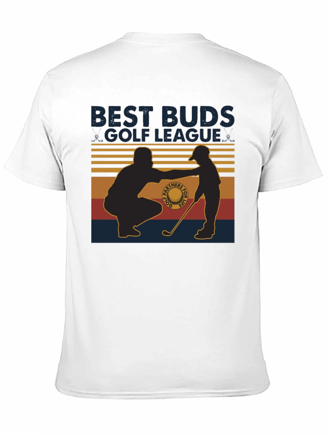 Best Buds Golf League T-Shirt Father Son Golf Tee