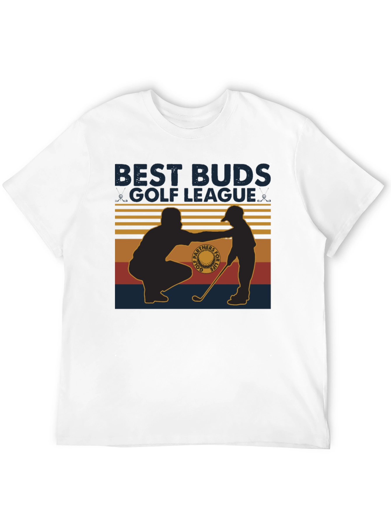 Best Buds Golf League T-Shirt Father Son Golf Tee