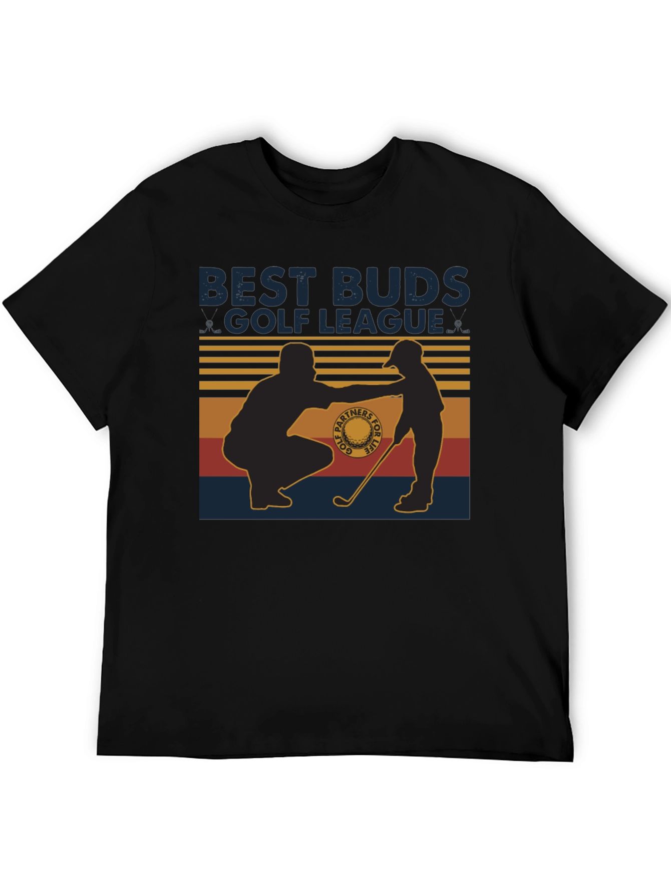Best Buds Golf League T-Shirt Father Son Golf Tee