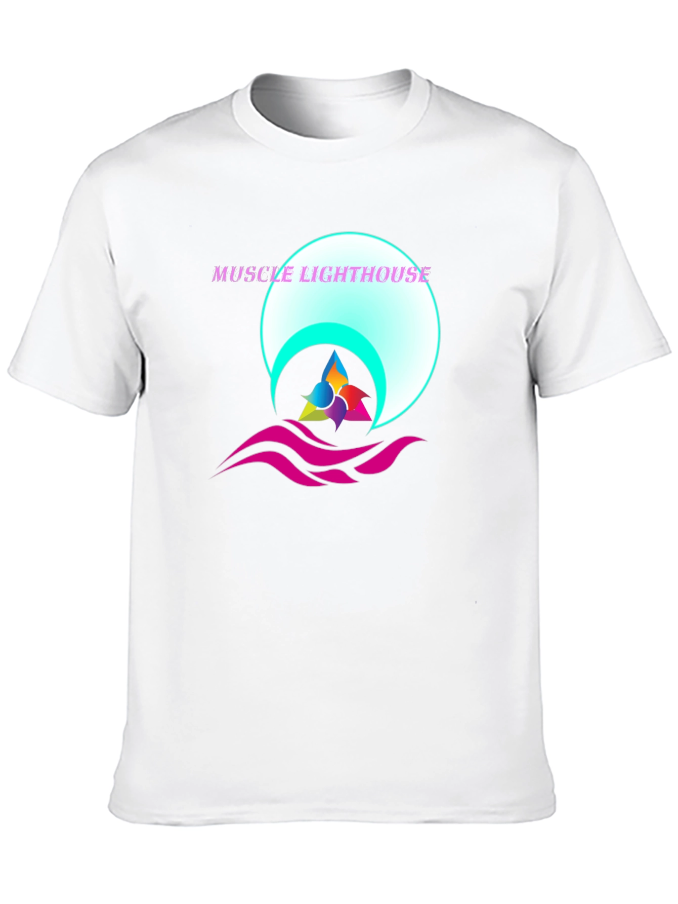 Muscle Lighthouse Graphic Black T-Shirt