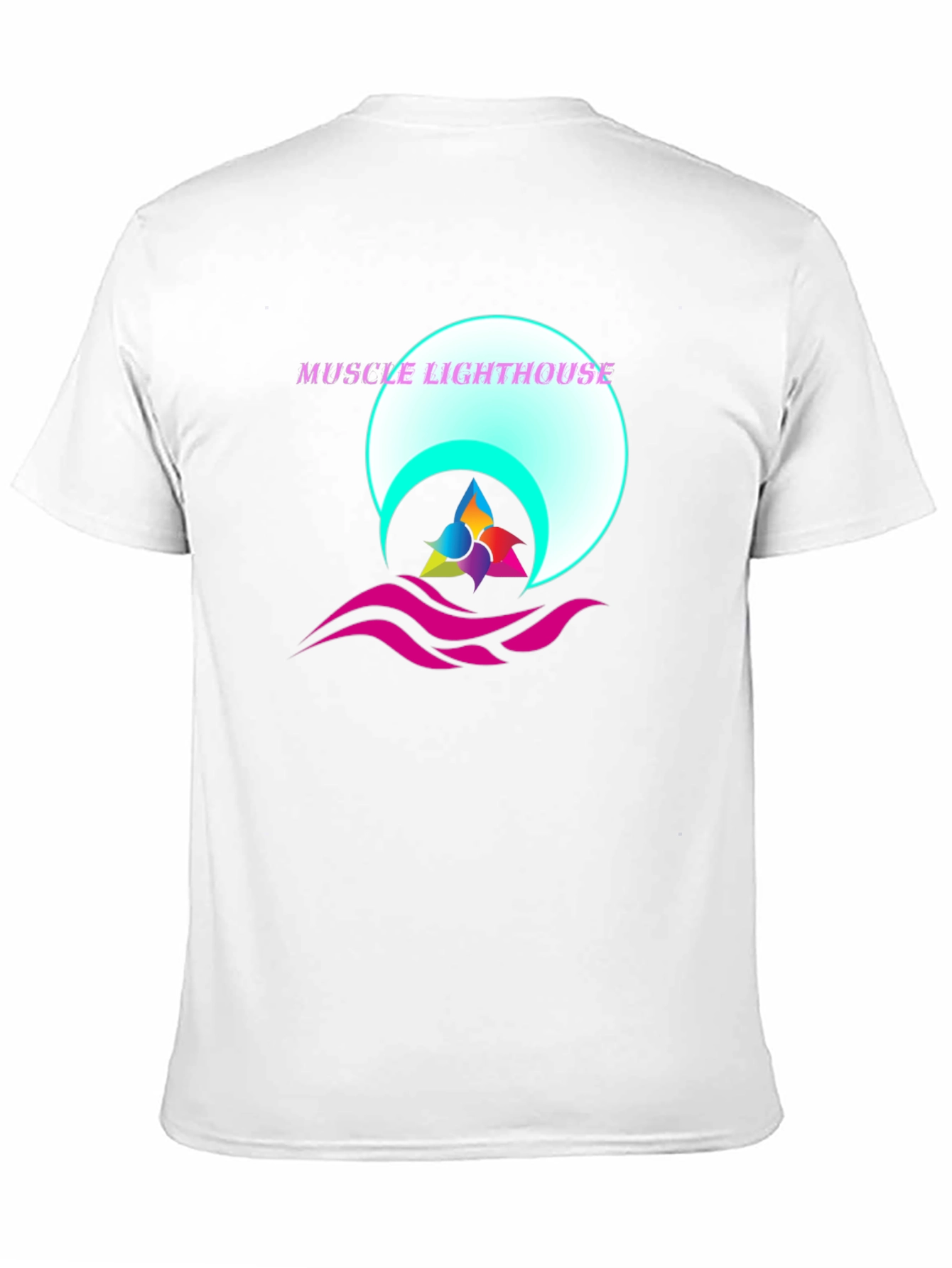 Muscle Lighthouse Graphic Black T-Shirt