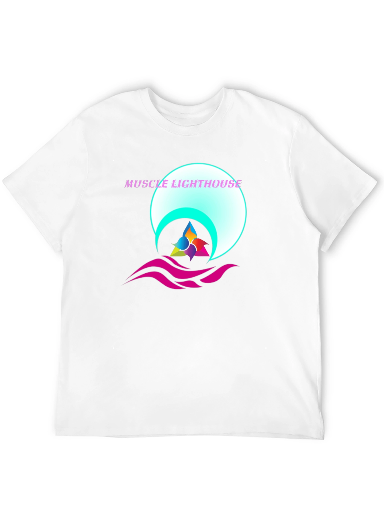 Muscle Lighthouse Graphic Black T-Shirt