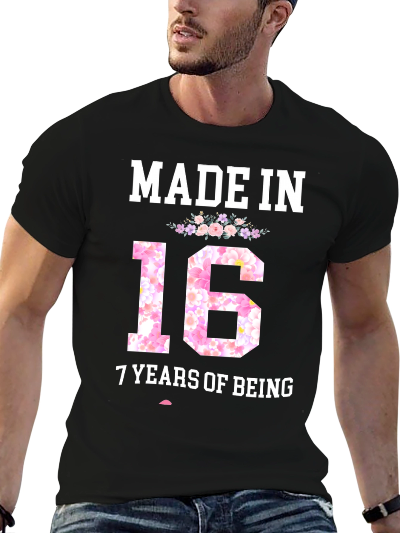 Made in 23rd Birthday T-Shirt - Floral