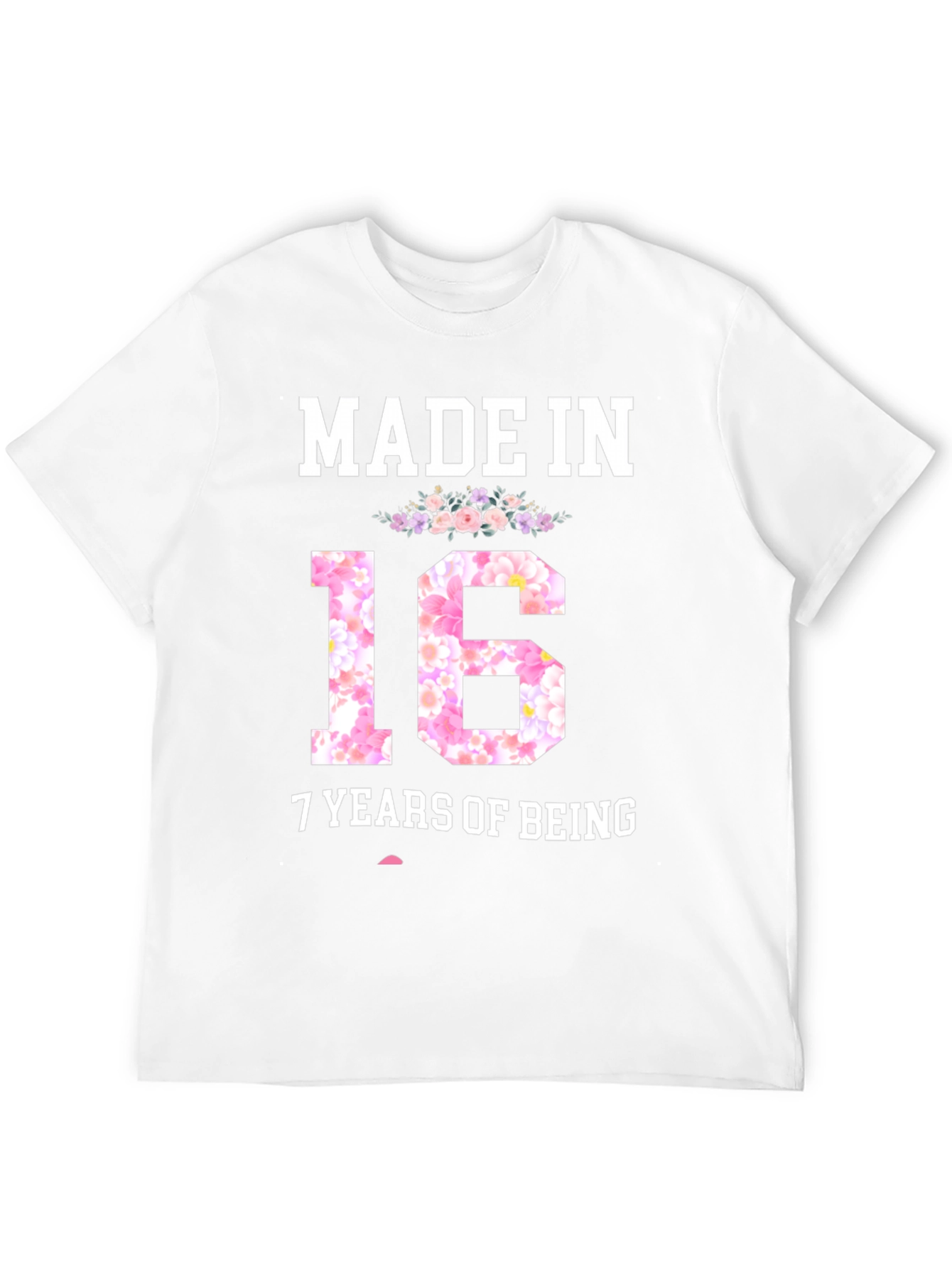 Made in 23rd Birthday T-Shirt - Floral
