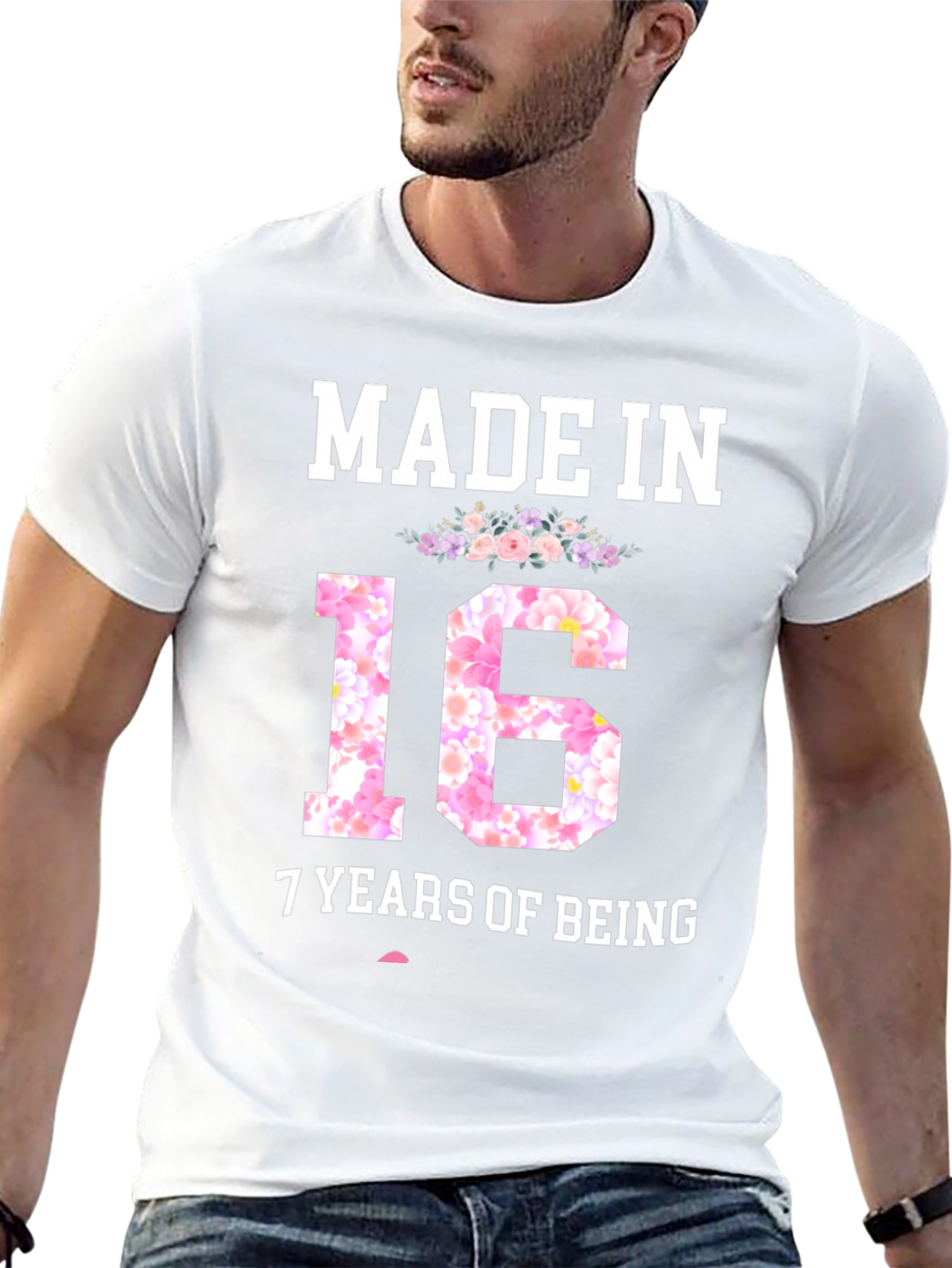 Made in 23rd Birthday T-Shirt - Floral