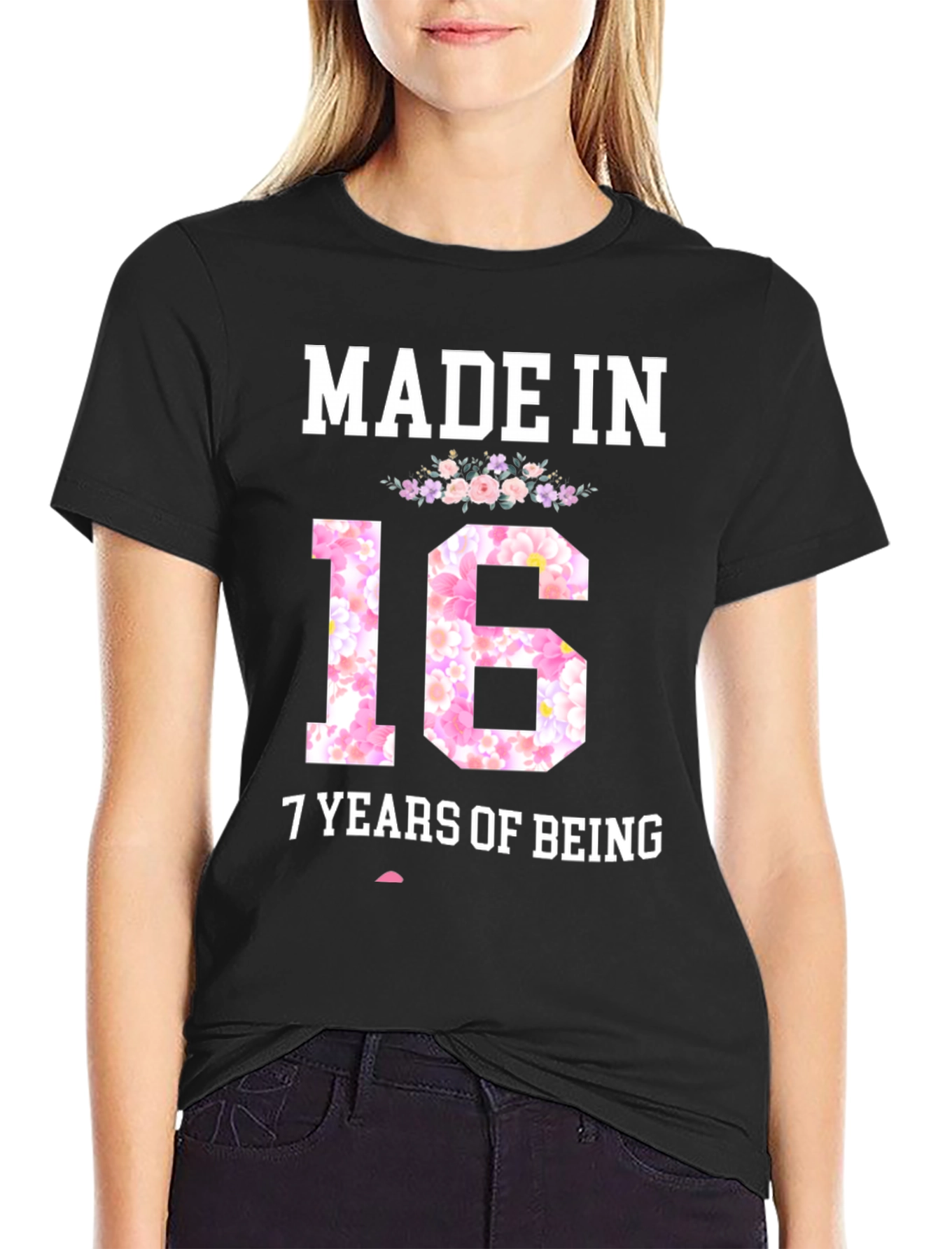 Made in 23rd Birthday T-Shirt - Floral