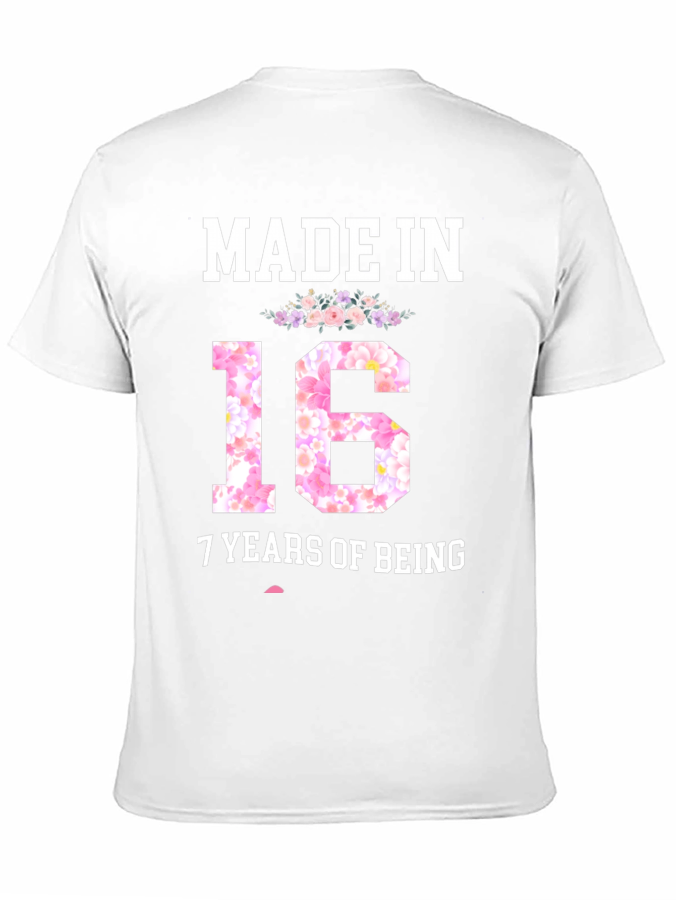 Made in 23rd Birthday T-Shirt - Floral