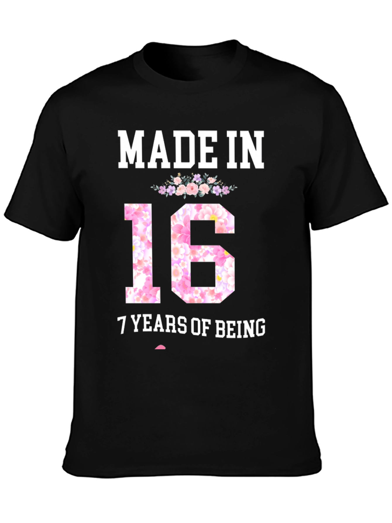 Made in 23rd Birthday T-Shirt - Floral