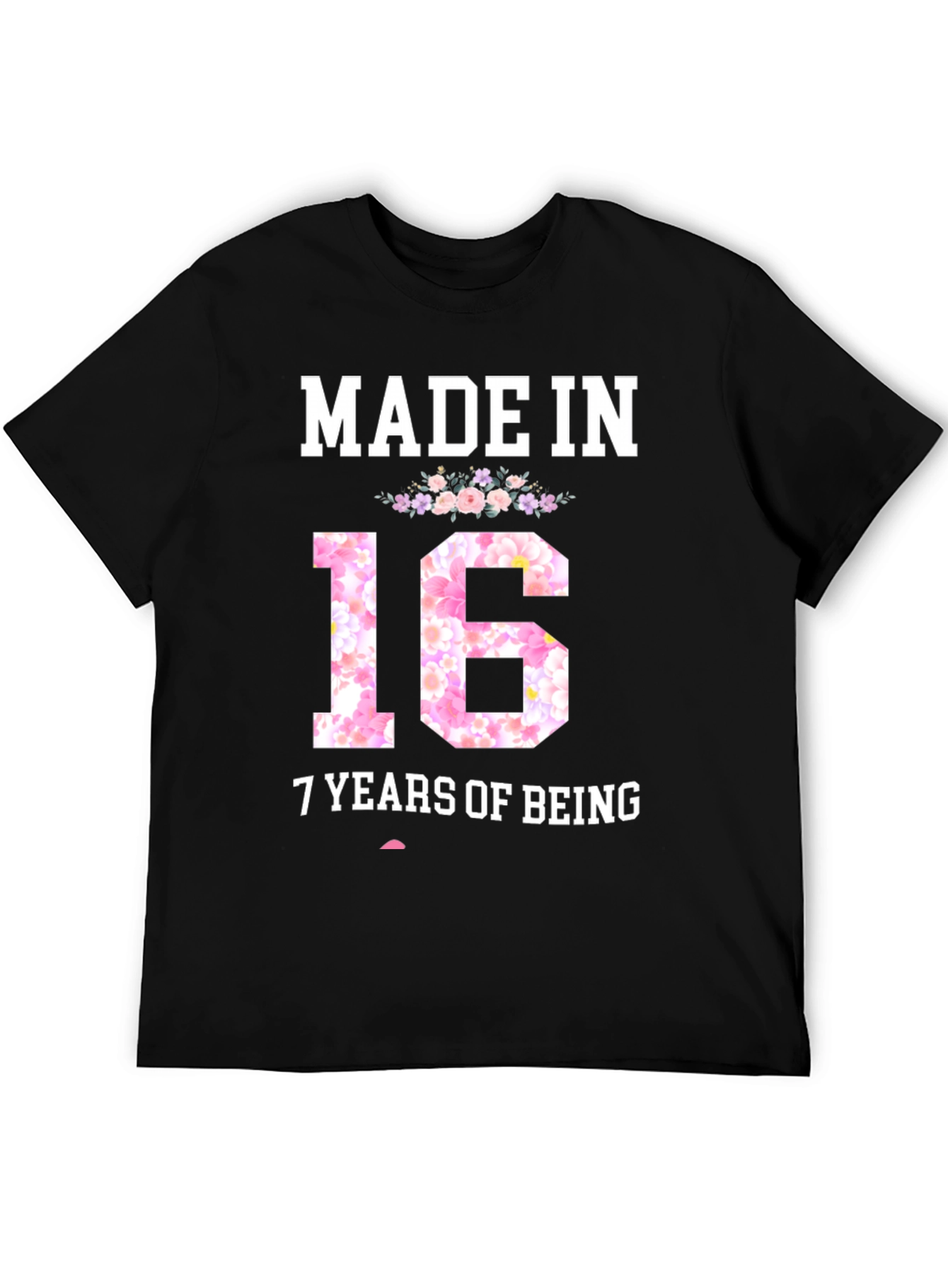 Made in 23rd Birthday T-Shirt - Floral