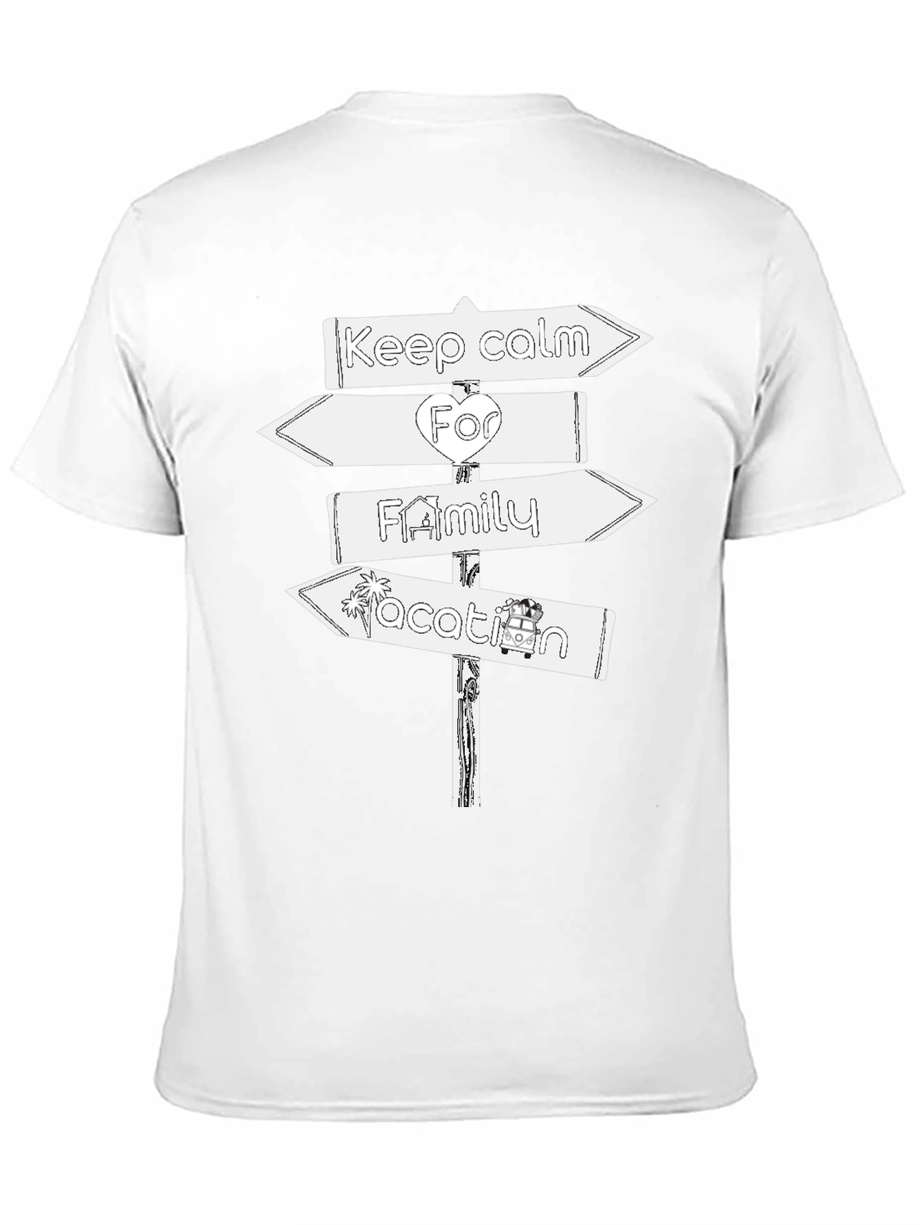 Family Vacation Tee: Keep Calm and Travel