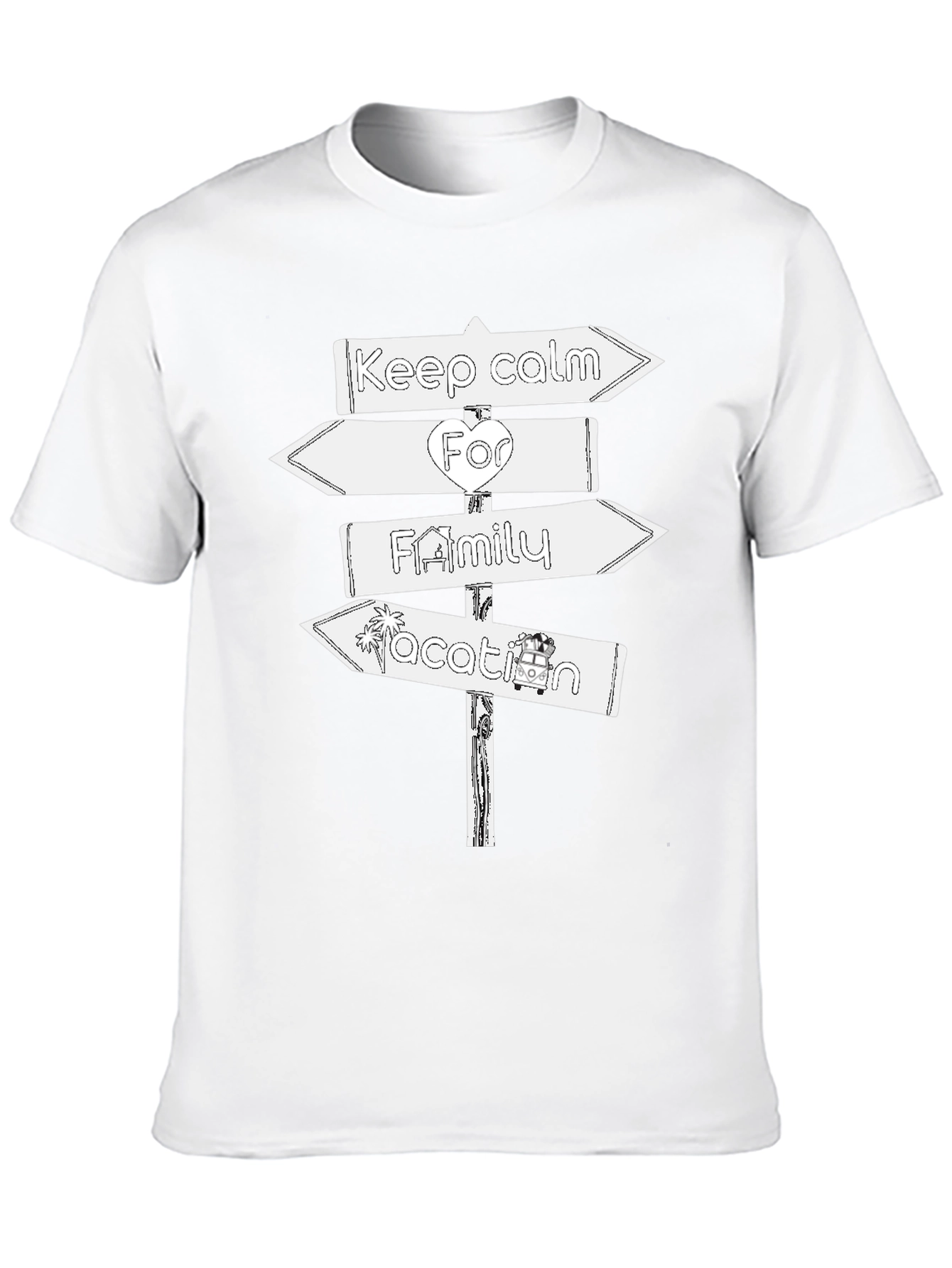 Family Vacation Tee: Keep Calm and Travel